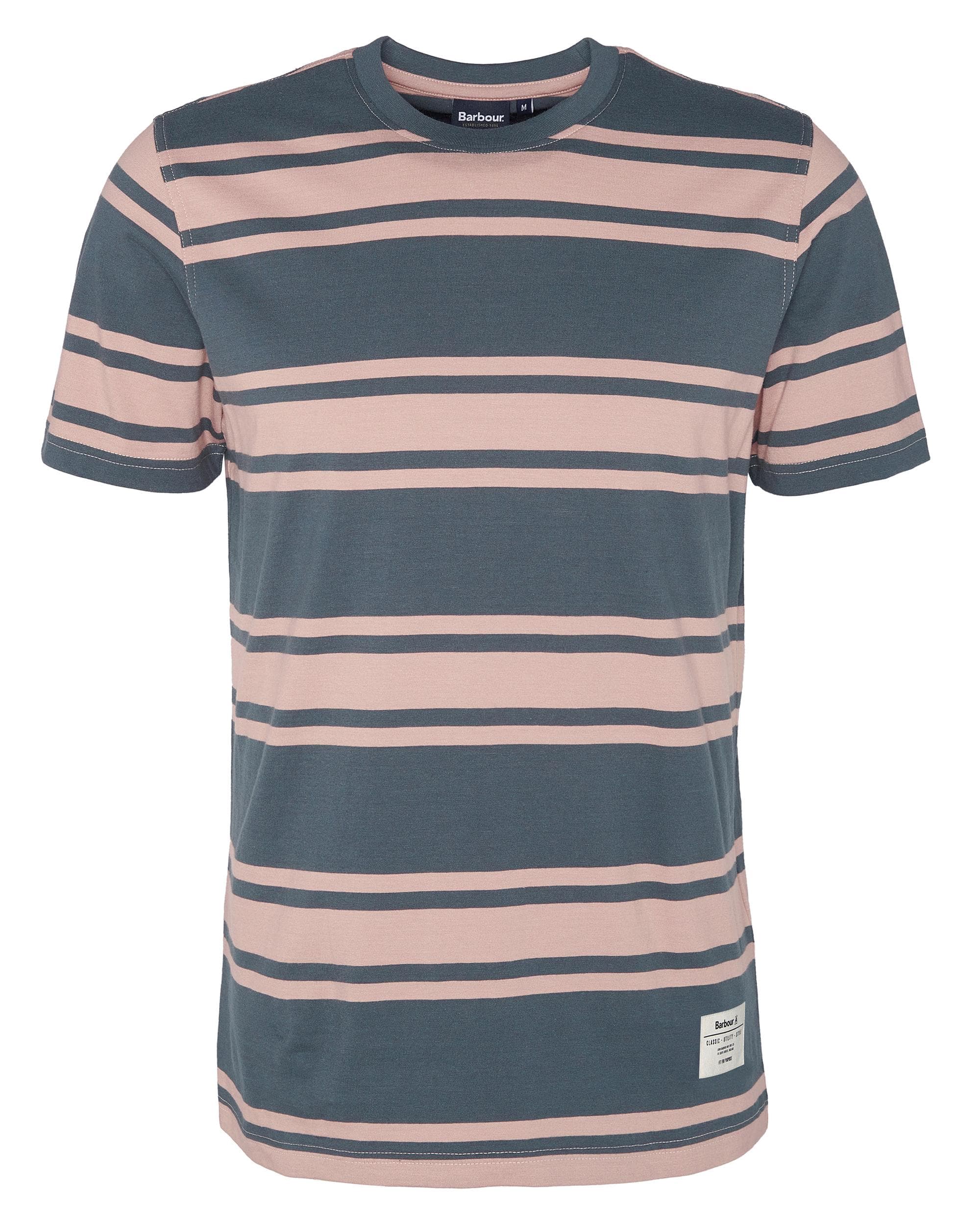 Barbour Kilton Stripe Mens Tailored T-Shirt - Image 7