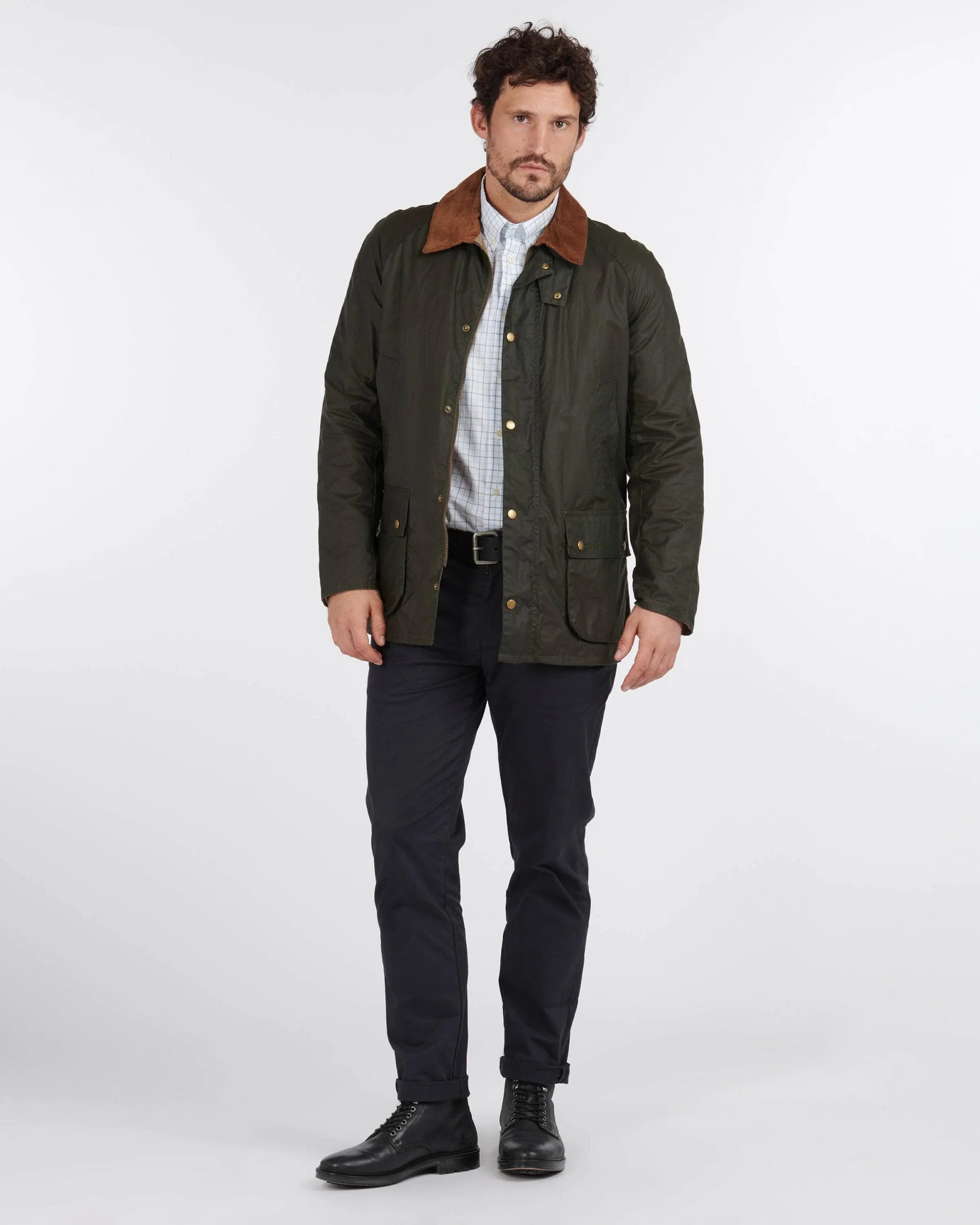 Barbour Lightweight Ashby Mens Jacket - Archive Olive - Image 2
