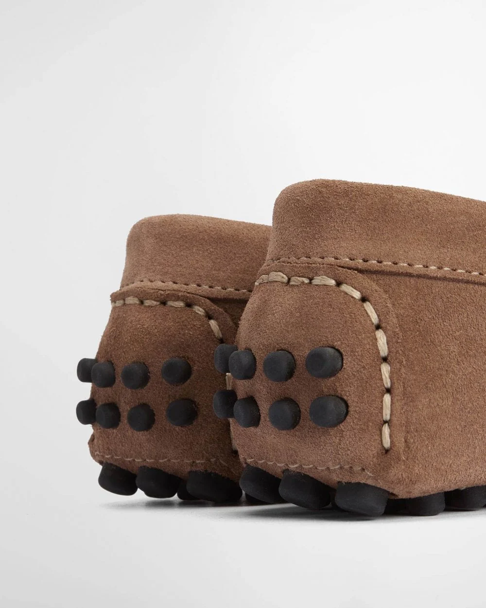 Barbour Laire Womens Driving Shoes - Light Trench Suede - Image 3
