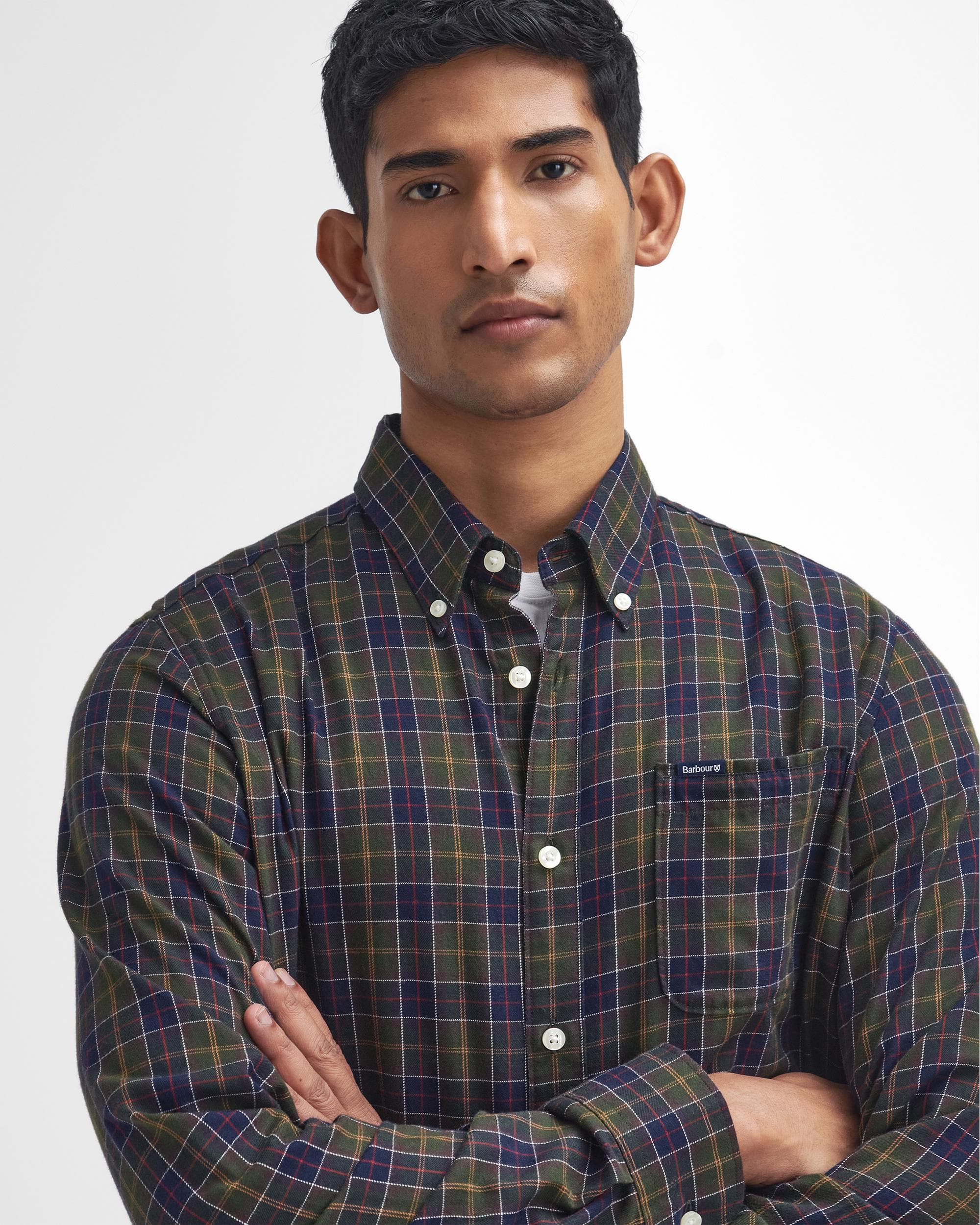 Barbour Lanark Mens Tartan Long Sleeve Tailored Shirt - Image 2