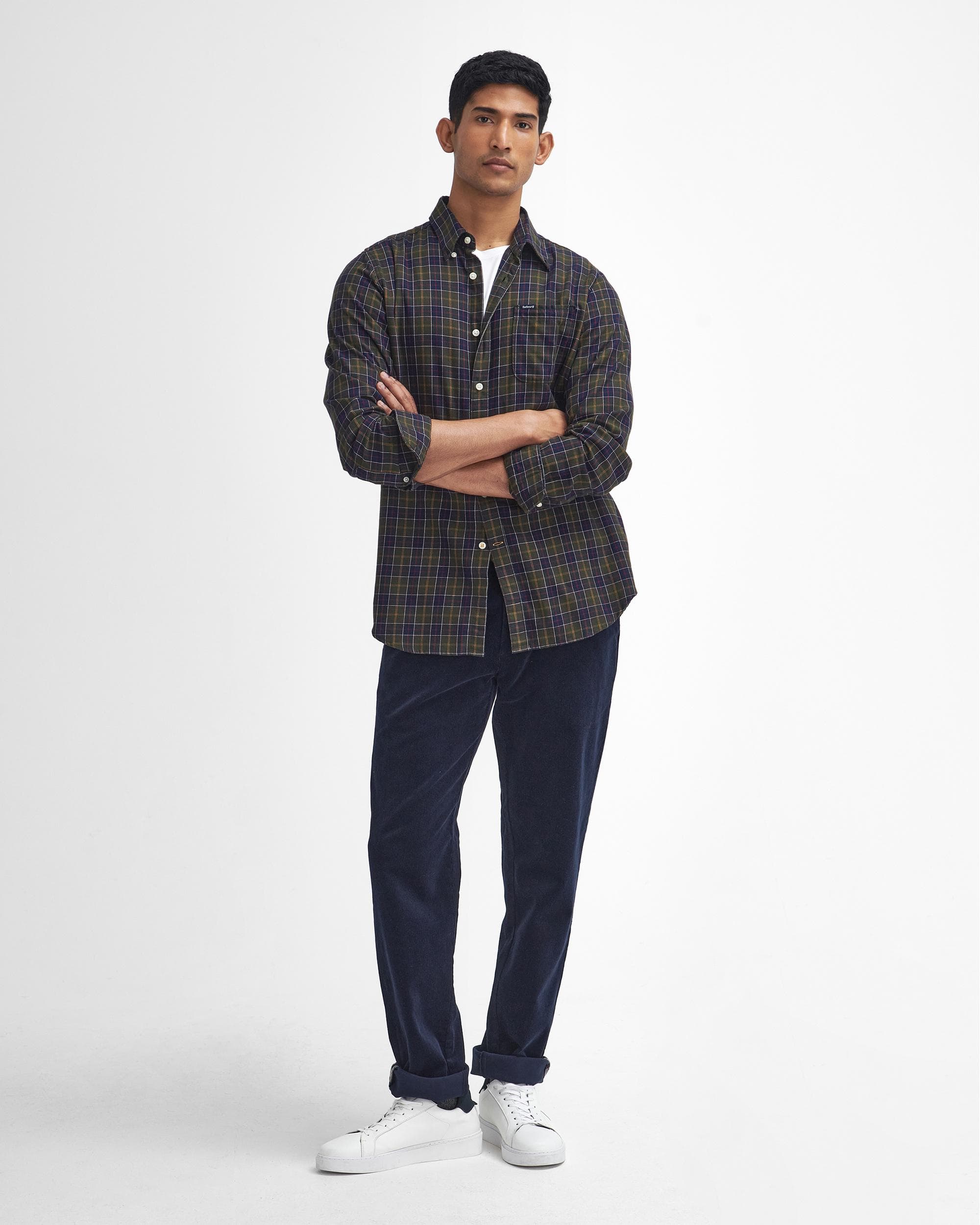 Barbour Lanark Mens Tartan Long Sleeve Tailored Shirt - Image 3