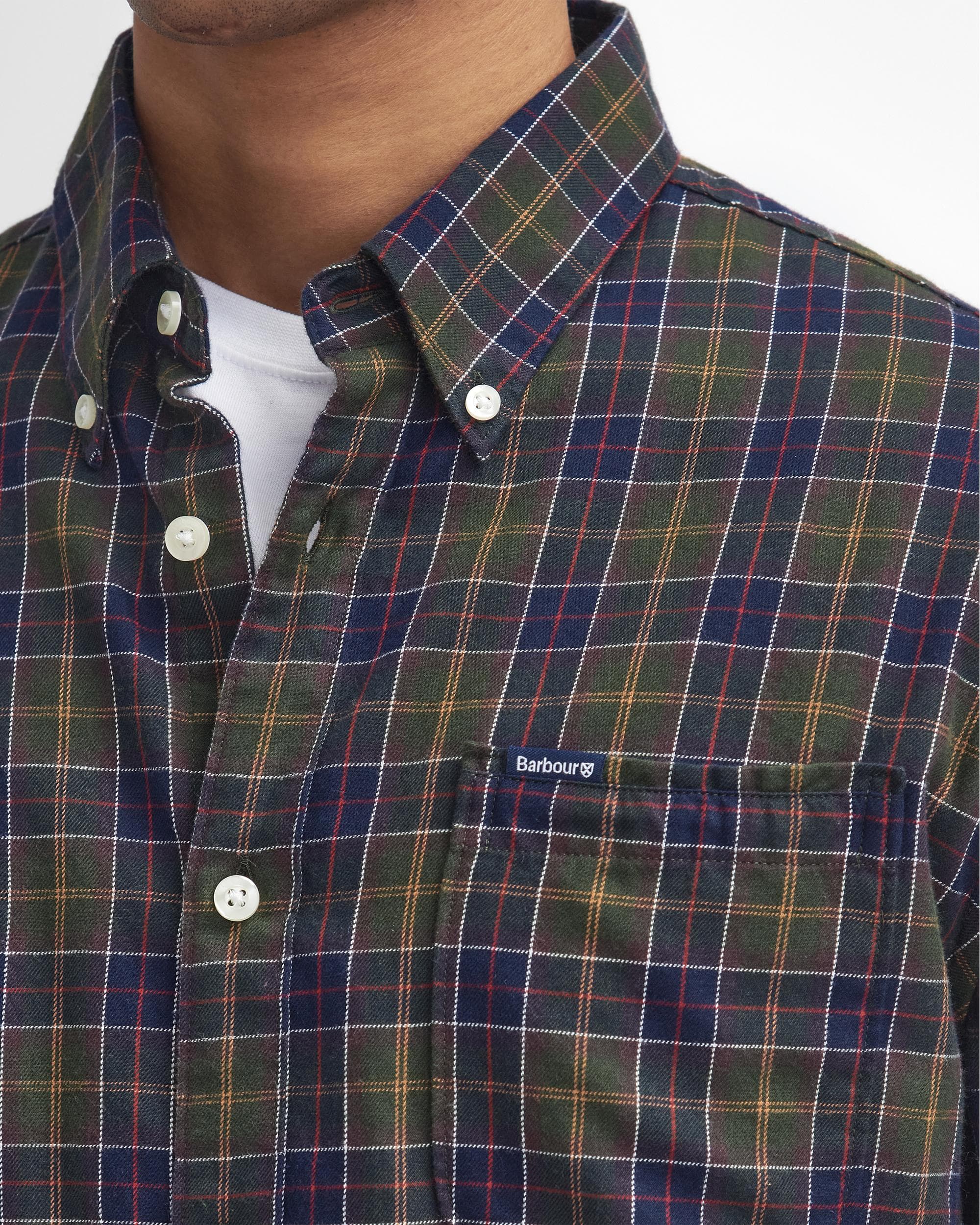 Barbour Lanark Mens Tartan Long Sleeve Tailored Shirt - Image 5