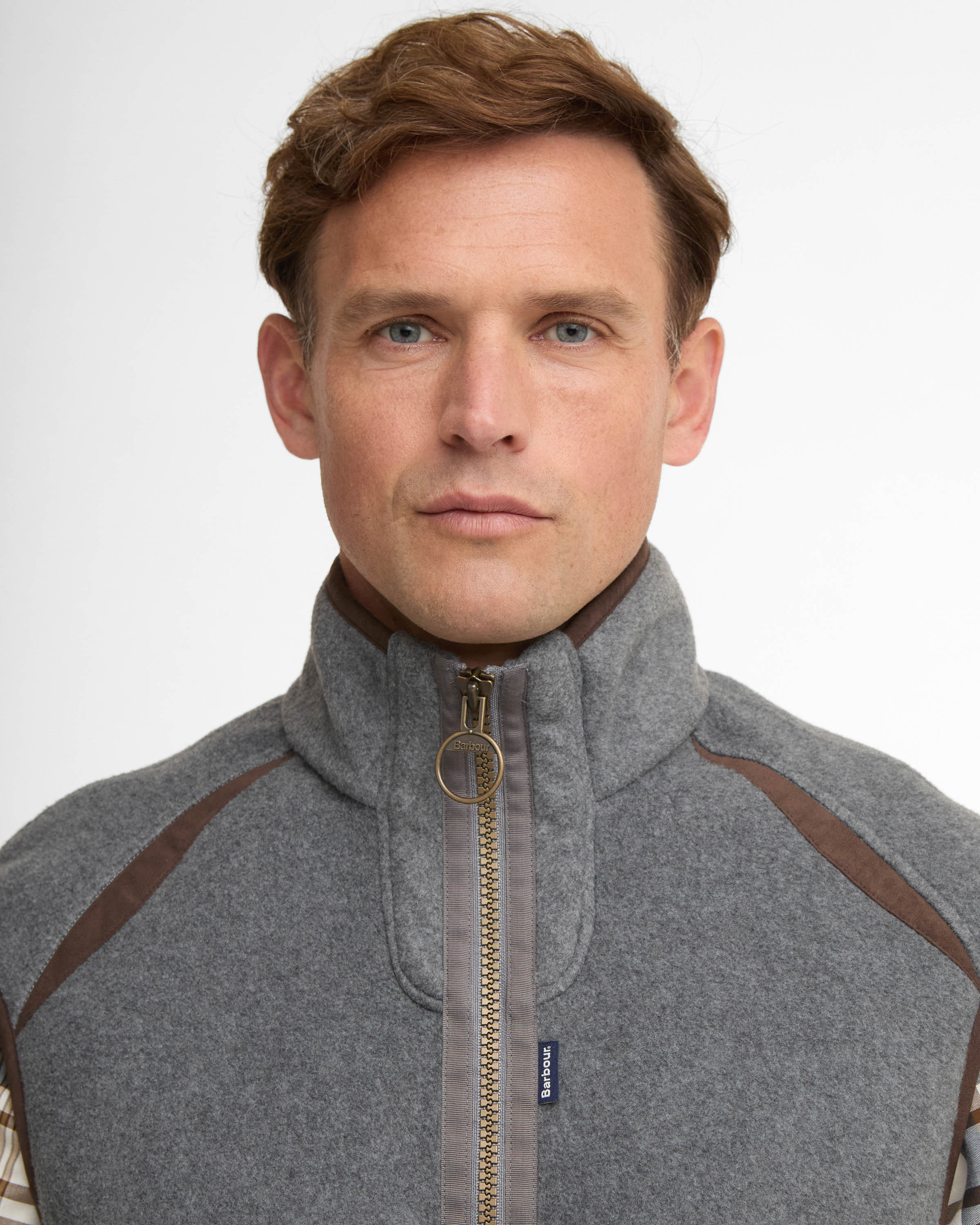 Barbour Langdale Mens Gilet - Dark Grey Marl - Image 4