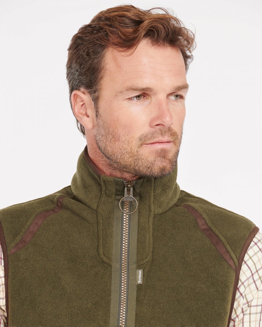 Barbour Langdale Mens Gilet - Olive - Image 2