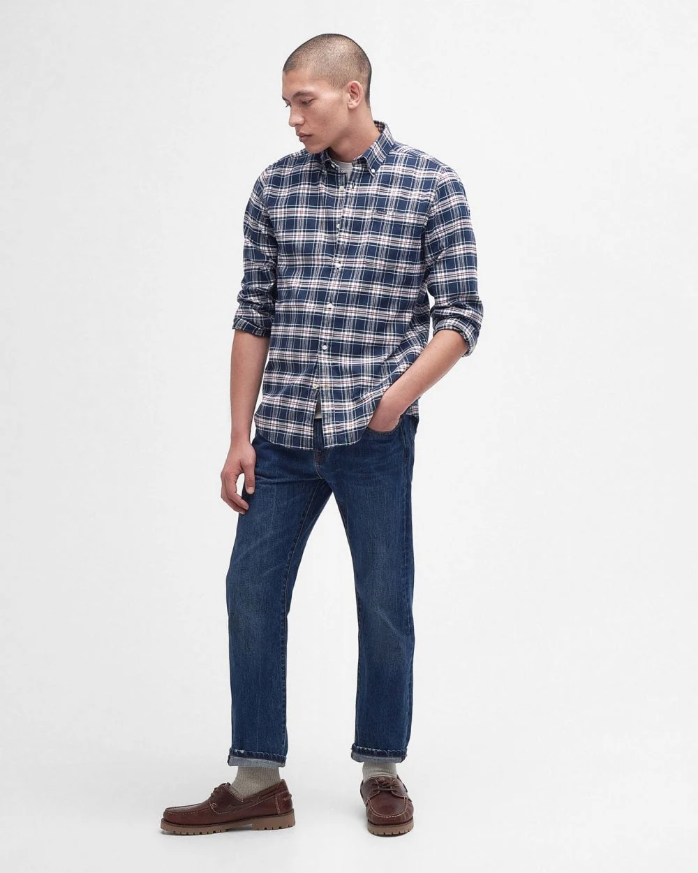 Barbour Langton Long Sleeve Mens Tailored Shirt - Image 3