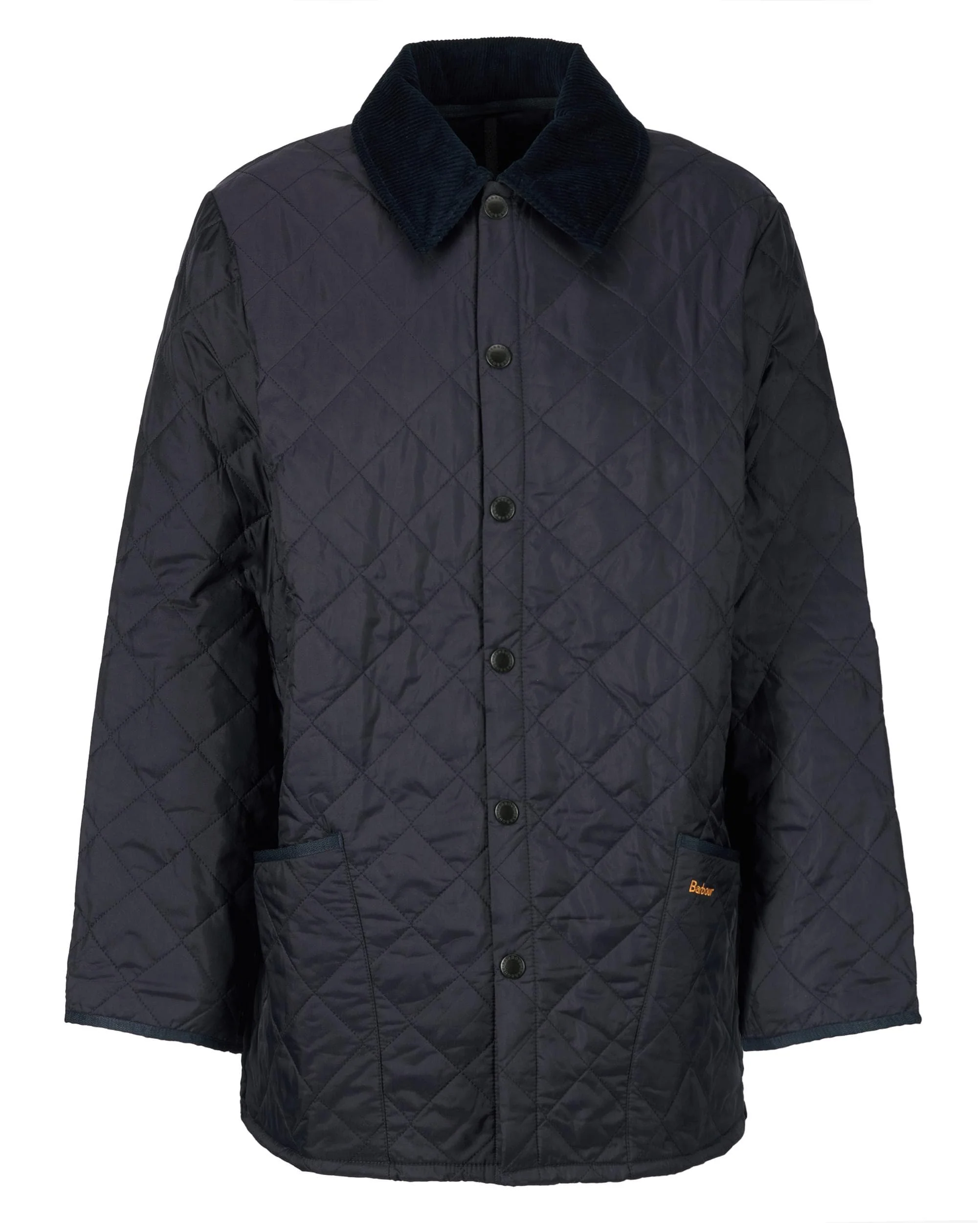 Barbour Liddesdale Mens Quilted Jacket - Navy - Image 8