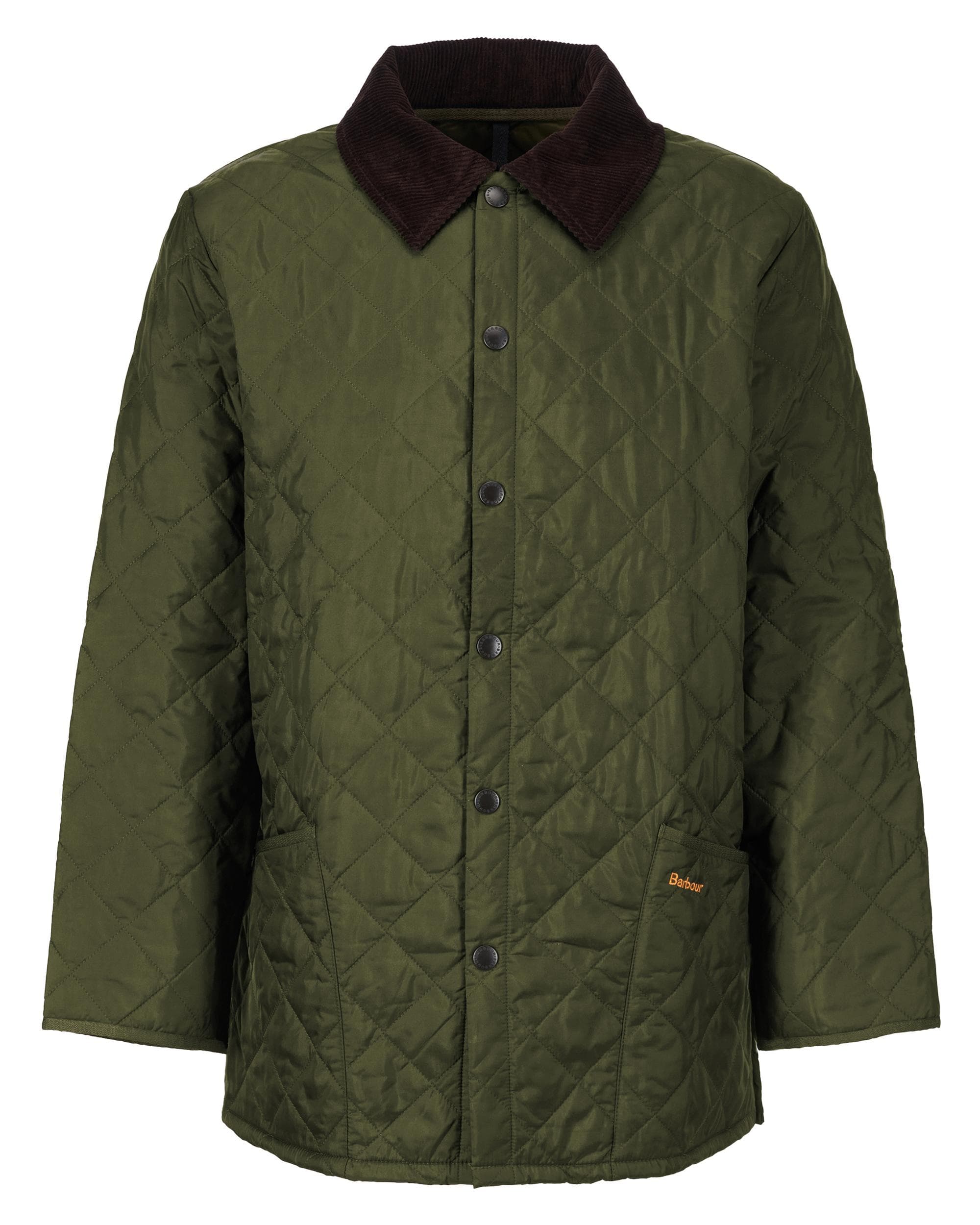 Barbour Liddesdale Mens Quilted Jacket - Olive - Image 9