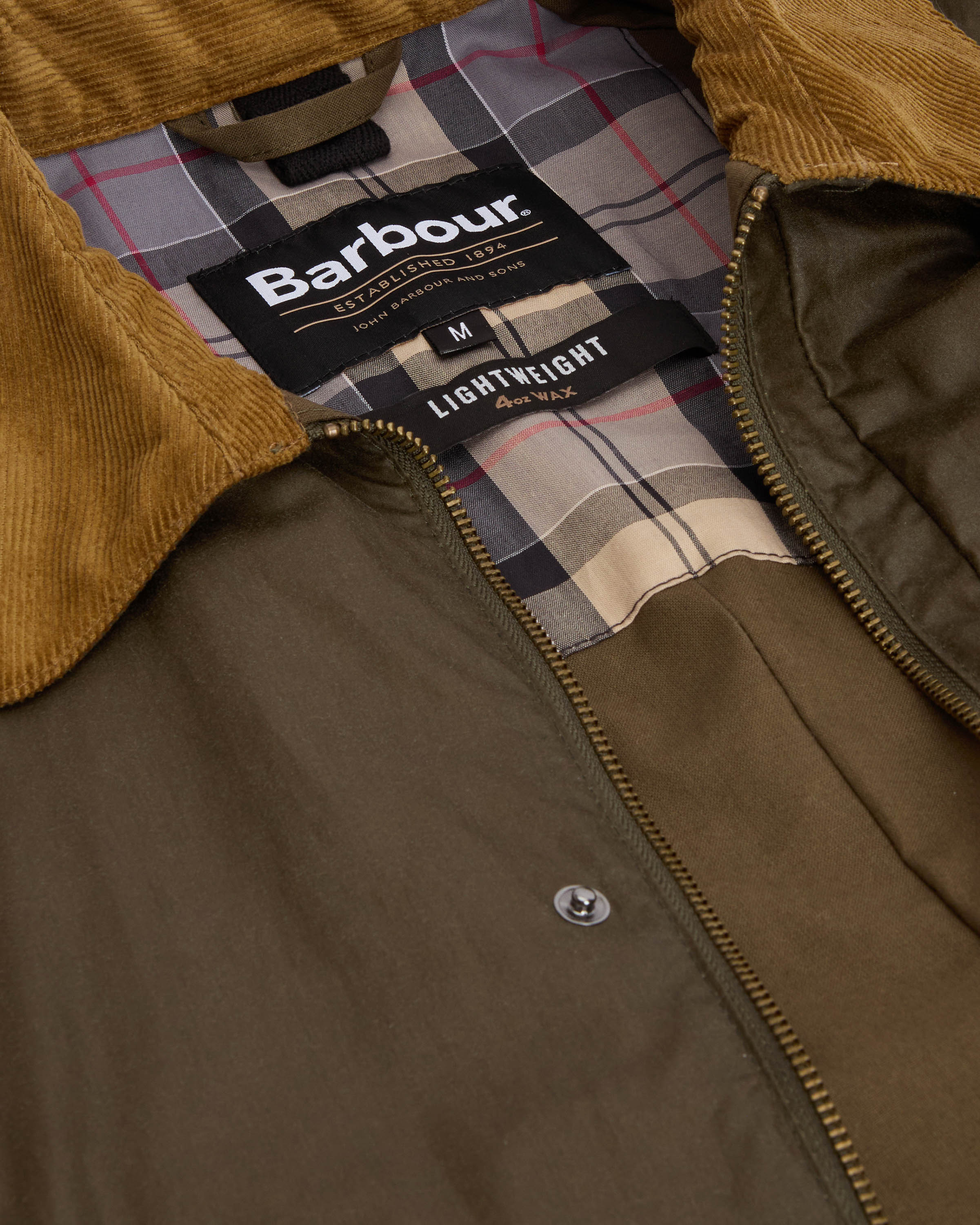 Barbour Lightweight Ashby Mens Jacket - Olive - Image 2