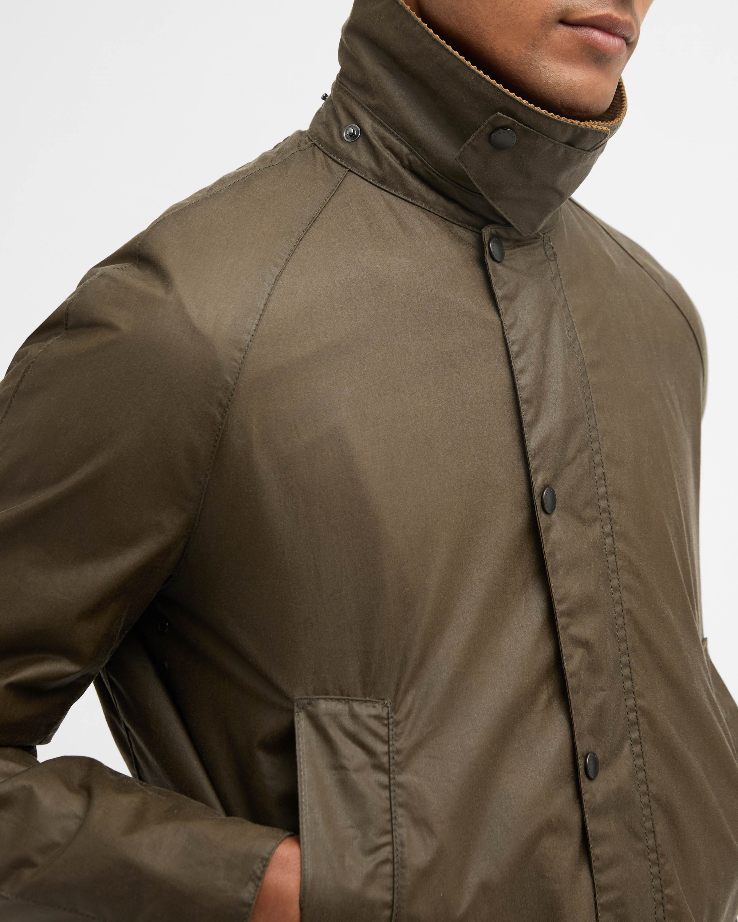 Barbour Lightweight Ashby Mens Jacket - Olive - Image 3