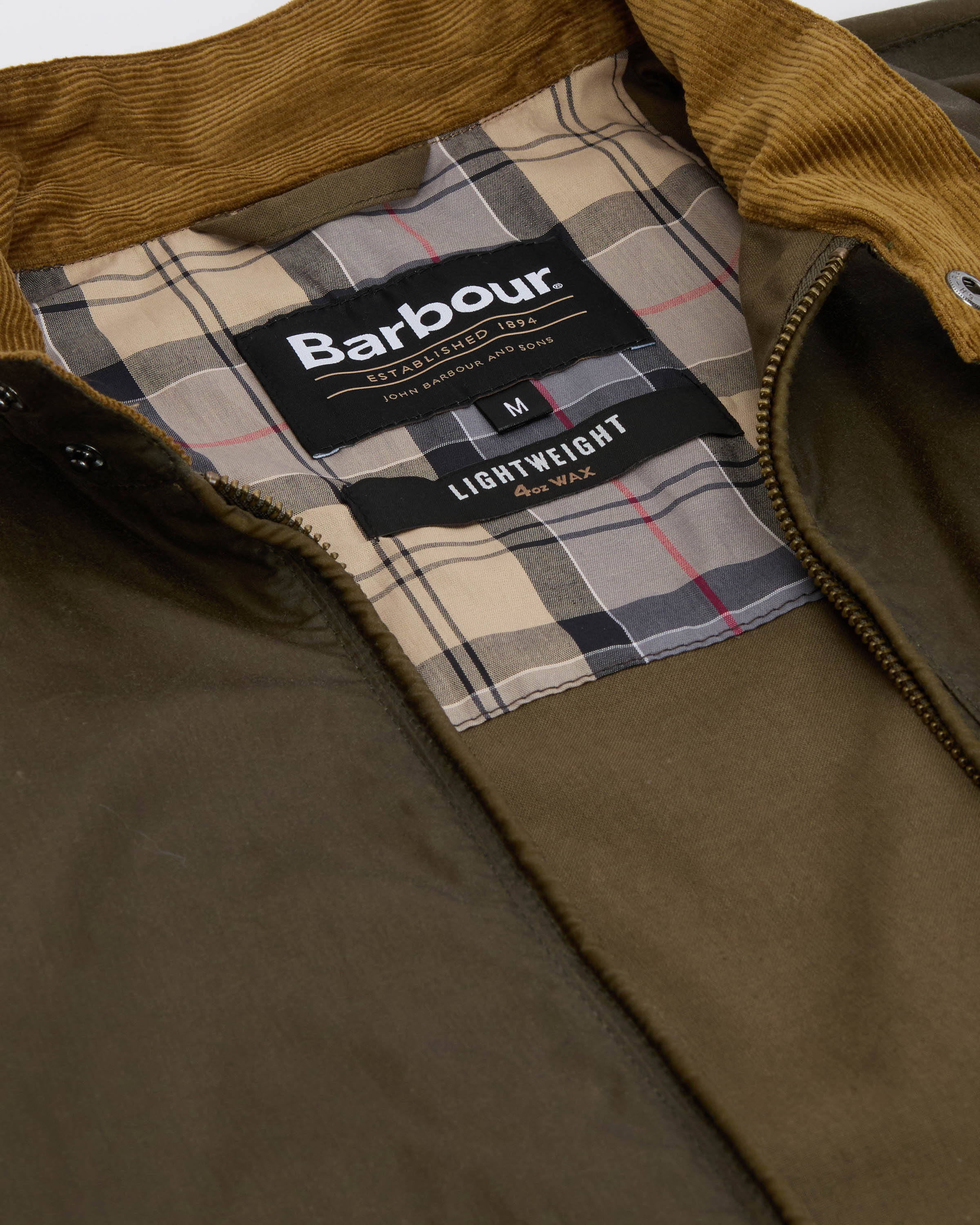 Barbour Lightweight Royston Waxed Cotton Jacket - Beech - Image 6