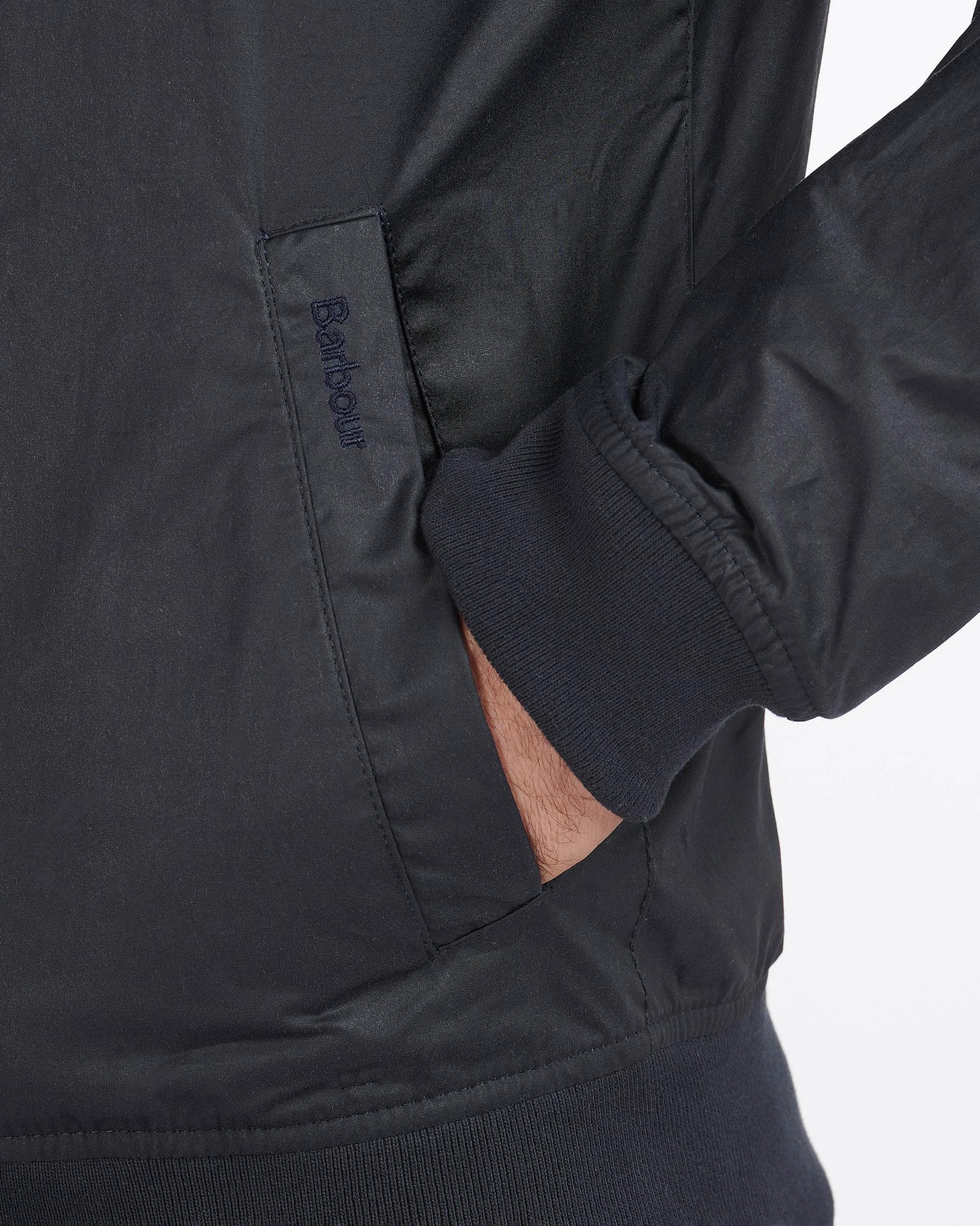 Barbour Lightweight Royston Waxed Cotton Jacket - Royal Navy - Image 3