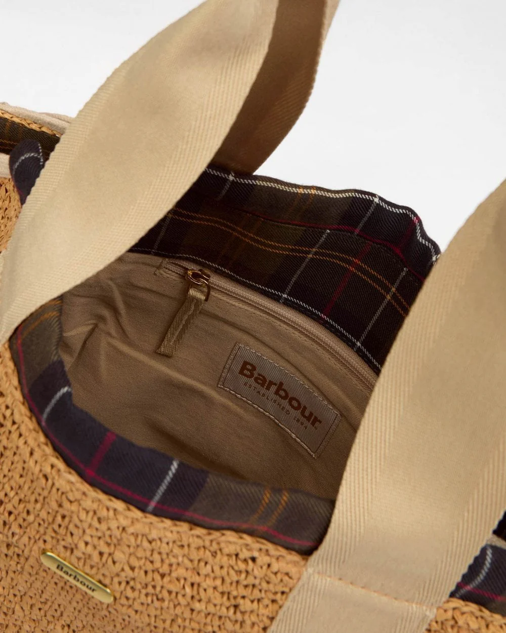 Barbour Lily Womens Beach Tote - Natural - Image 4