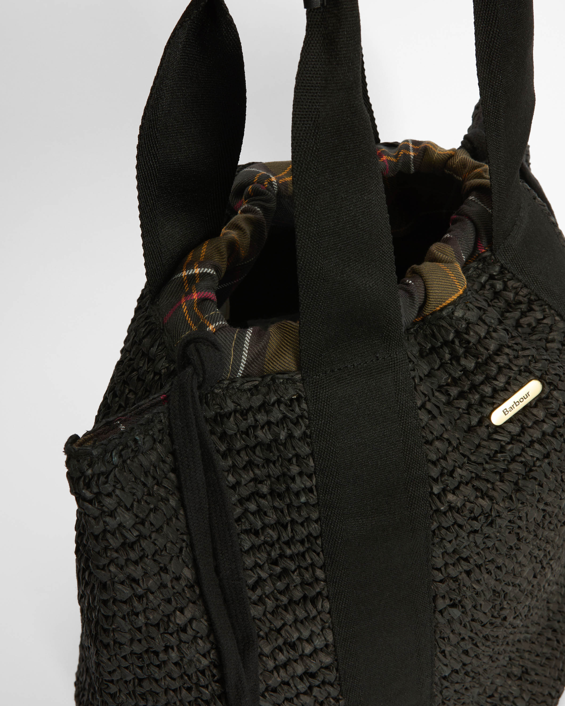 Barbour Lily Womens Beach Tote - Black - Image 5