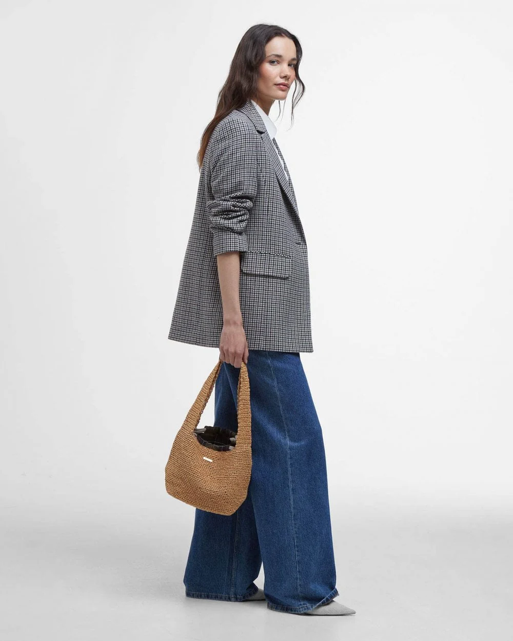 Barbour Lily Womens Soft Tote Bag - Natural - Image 3