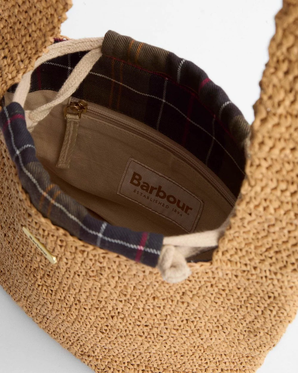 Barbour Lily Womens Soft Tote Bag - Natural - Image 5