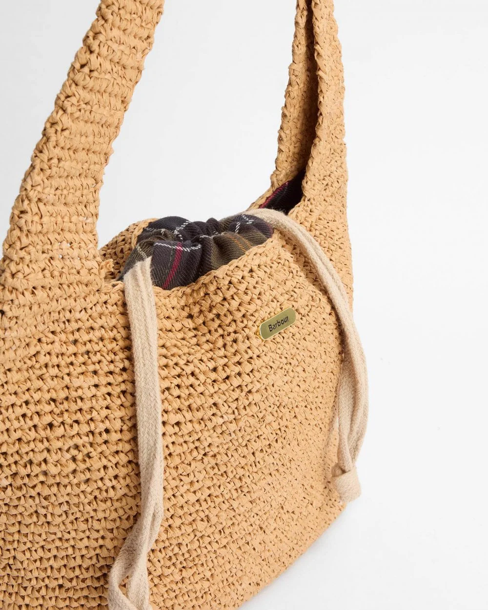Barbour Lily Womens Soft Tote Bag - Natural - Image 7