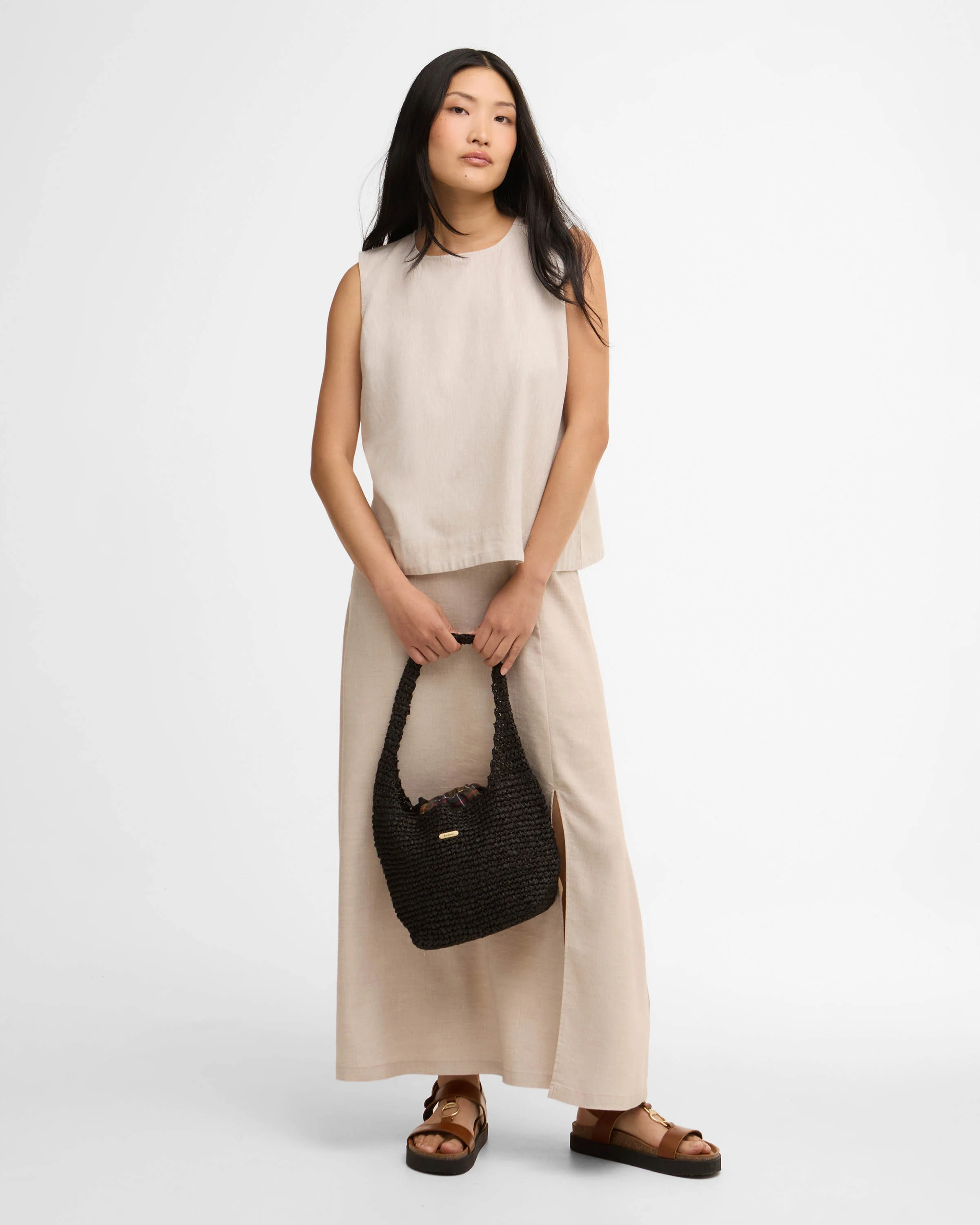 Barbour Lily Womens Soft Tote Bag - Black - Image 2