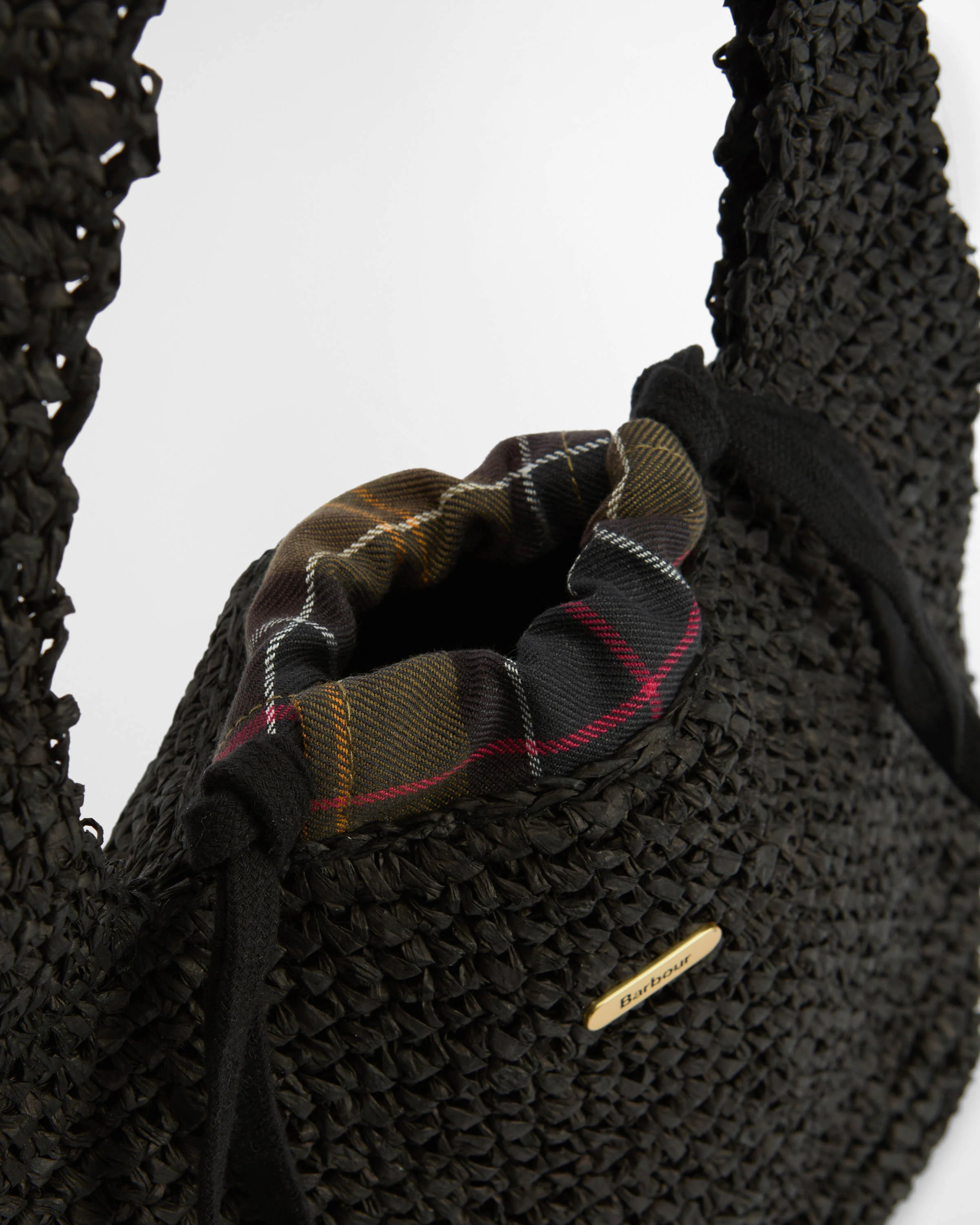 Barbour Lily Womens Soft Tote Bag - Black - Image 3