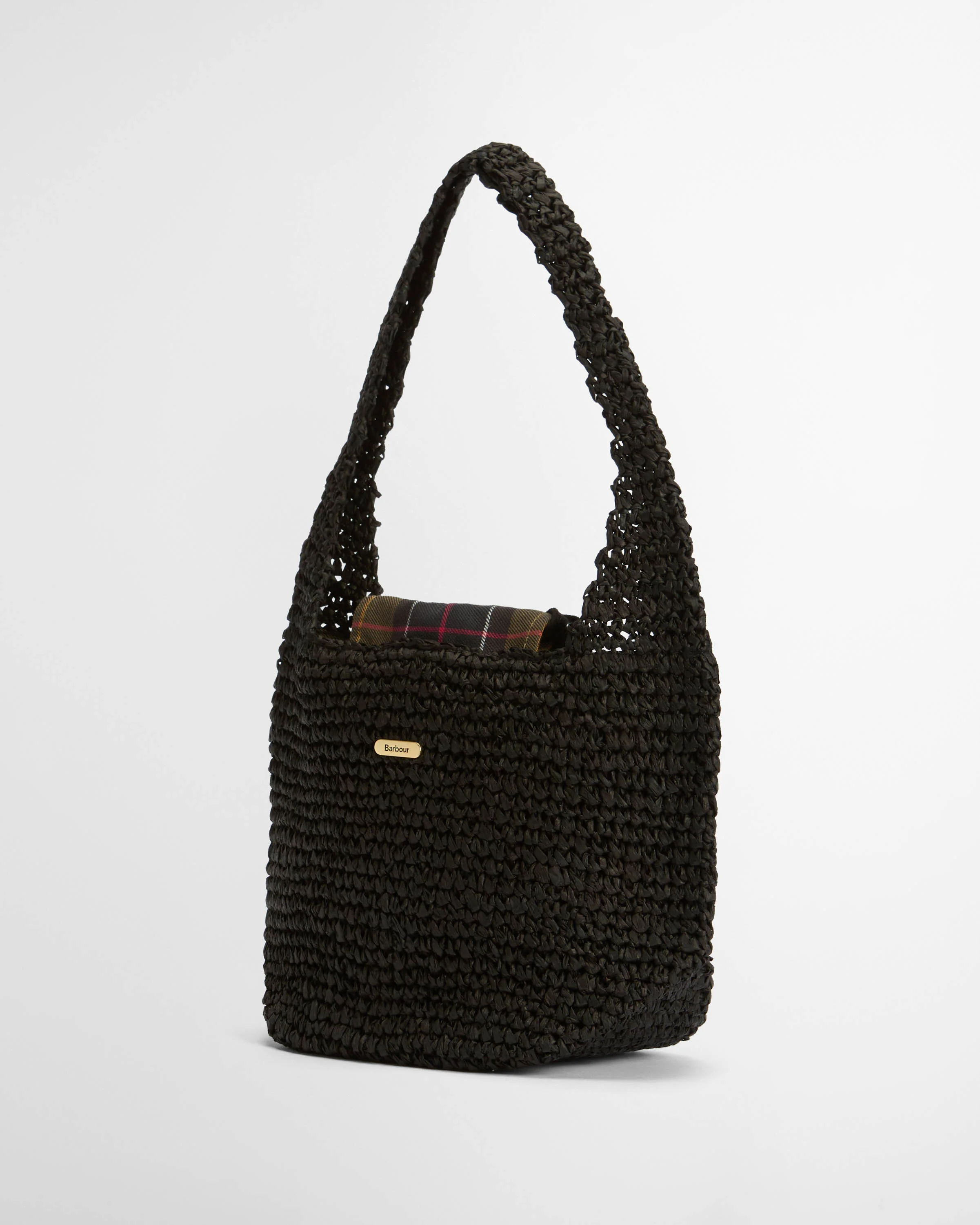 Barbour Lily Womens Soft Tote Bag - Black - Image 7