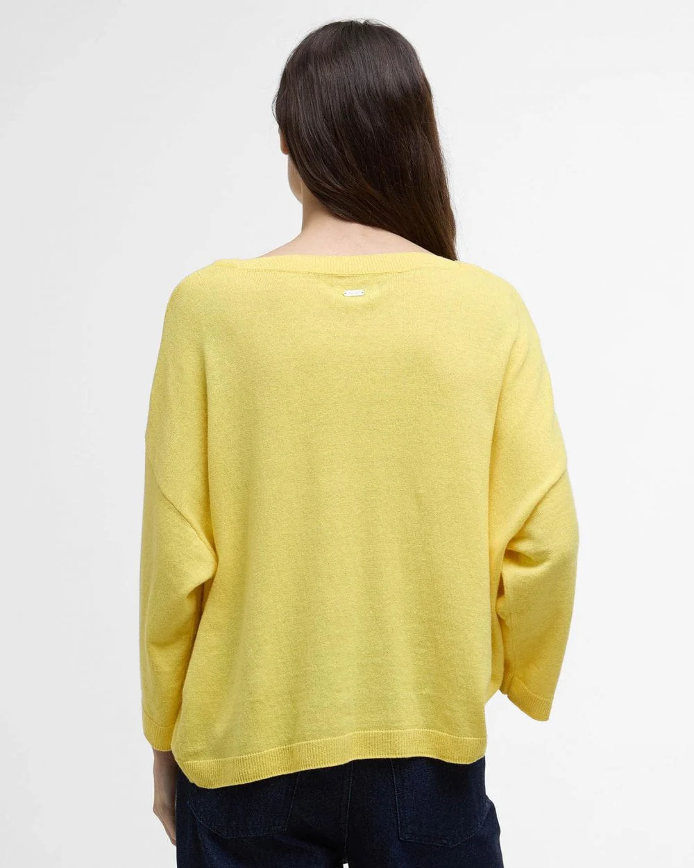 Barbour Lucy Womens Jumper - Sunray Yellow - Image 5