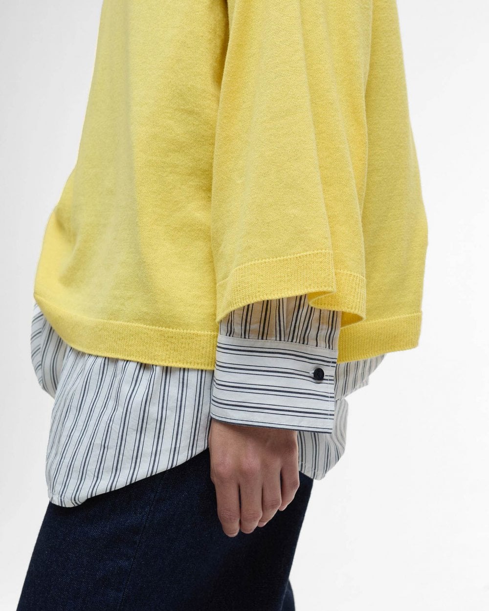 Barbour Lucy Womens Jumper - Sunray Yellow - Image 6