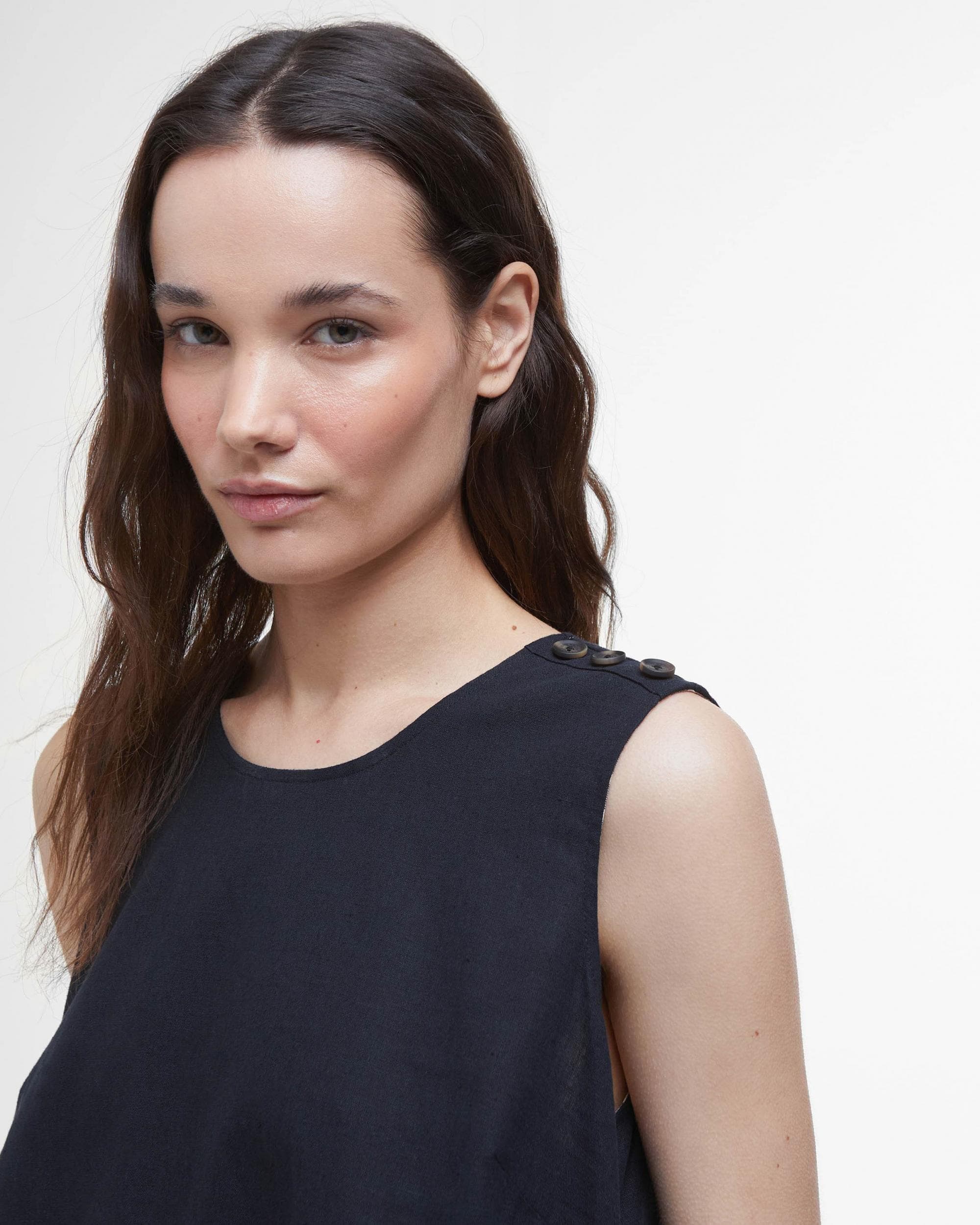 Barbour Lucy Womens Mini Dress - Black - Image 2