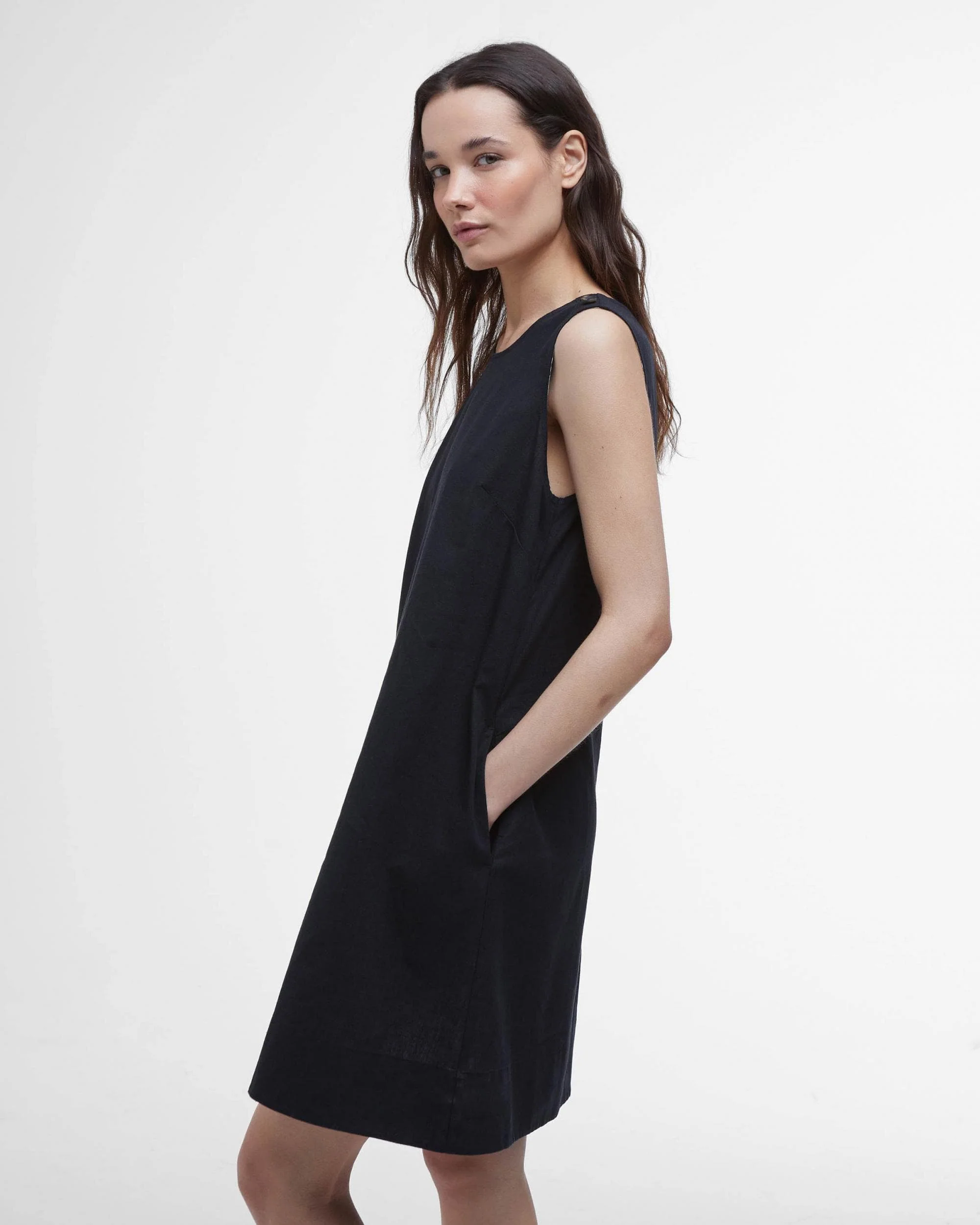 Barbour Lucy Womens Mini Dress - Black - Image 3