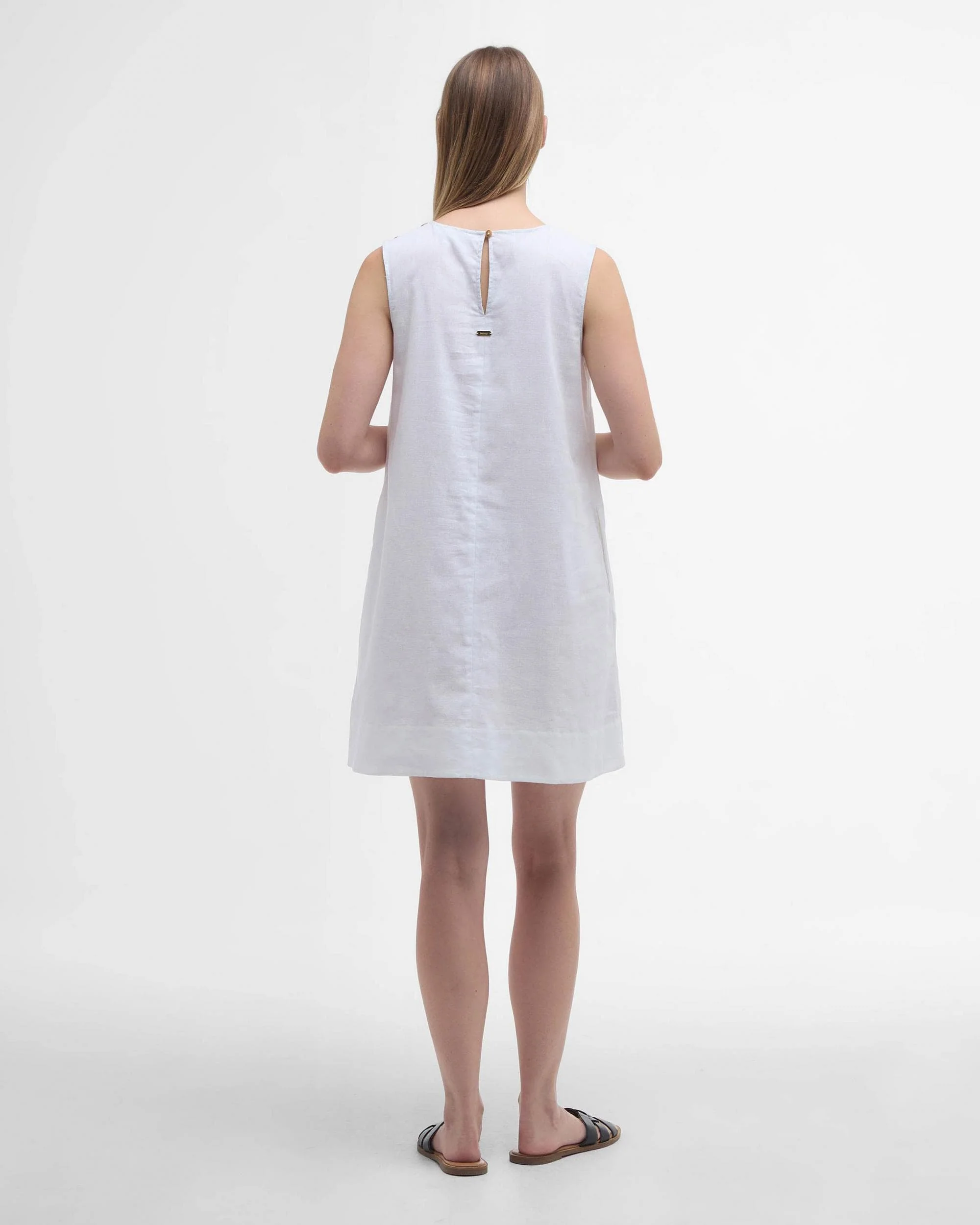 Barbour Lucy Womens Mini Dress - White - Image 6