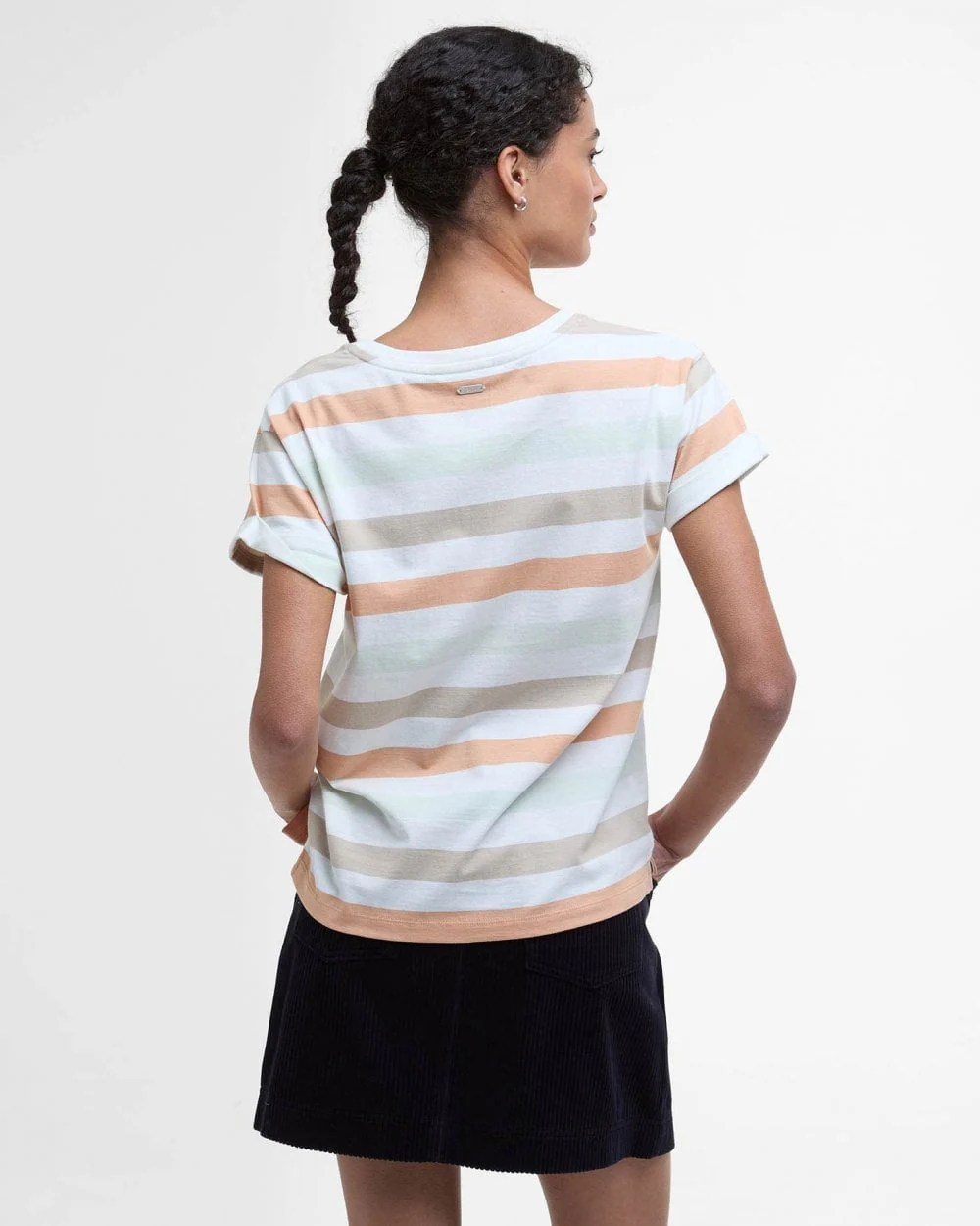 Barbour Lyndale Womens Top - Toast Stripe - Image 5