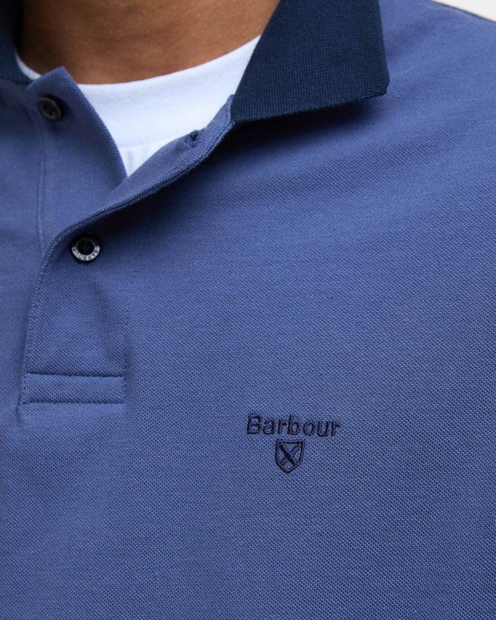 Barbour Lynmouth Mens Polo Shirt - Oceana - Image 4
