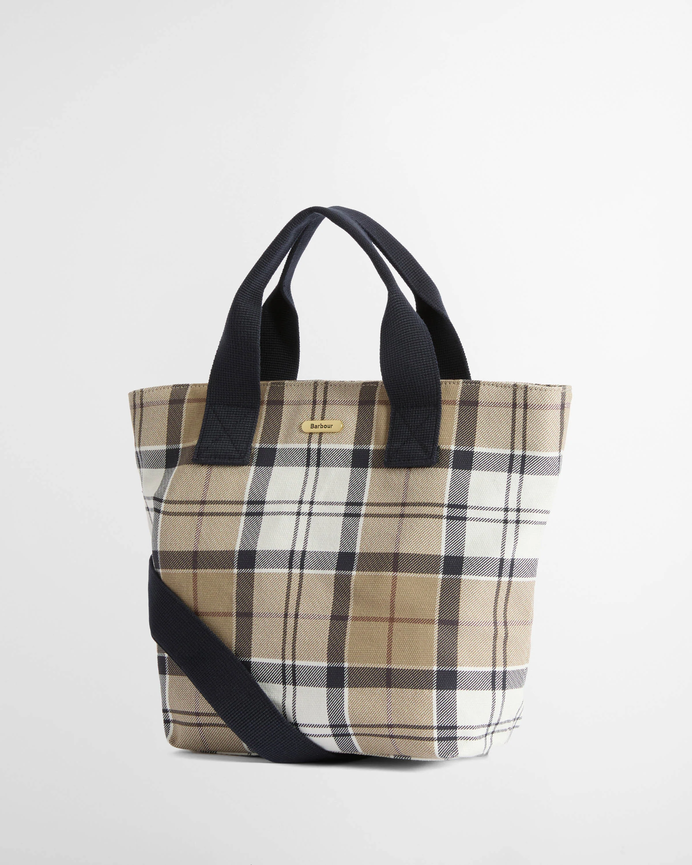 Barbour Maisy Womens Tote Bag - Rosewood Tartan - Image 10