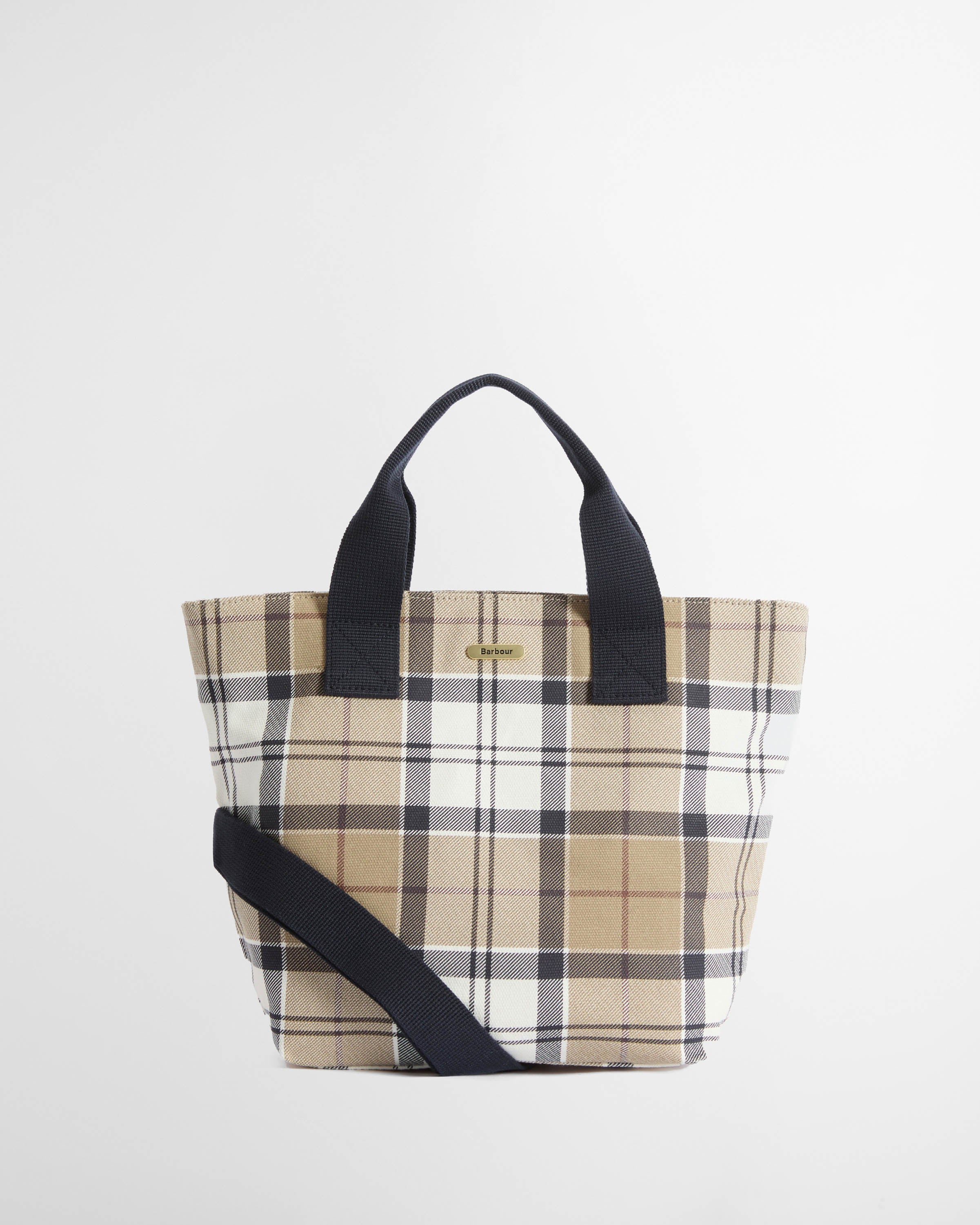 Barbour Maisy Womens Tote Bag - Rosewood Tartan - Image 11
