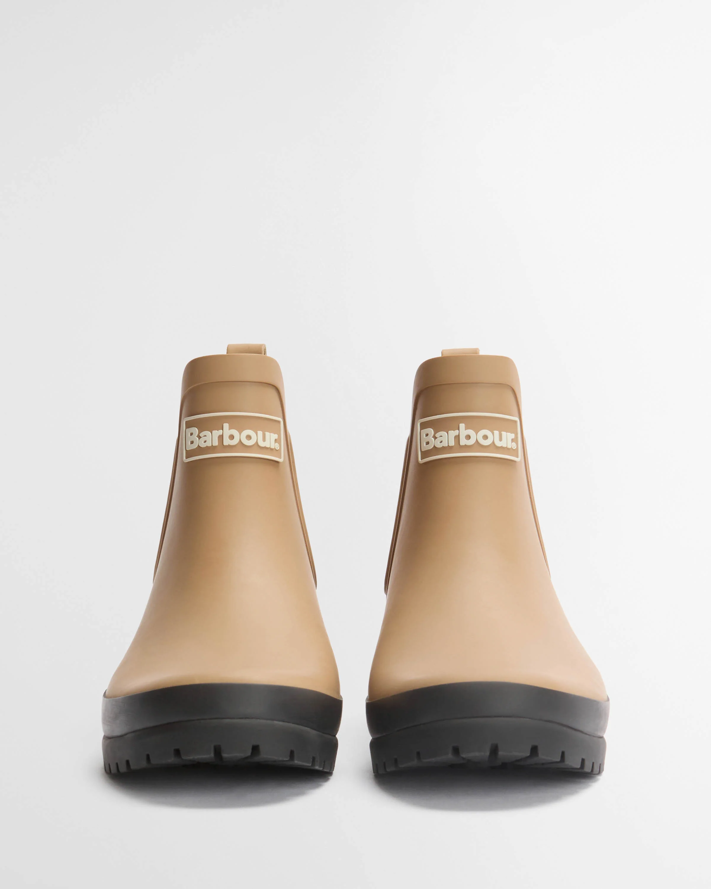 Barbour Mallow Womens Chelsea Wellies - Beige/Dress Tartan - Image 9