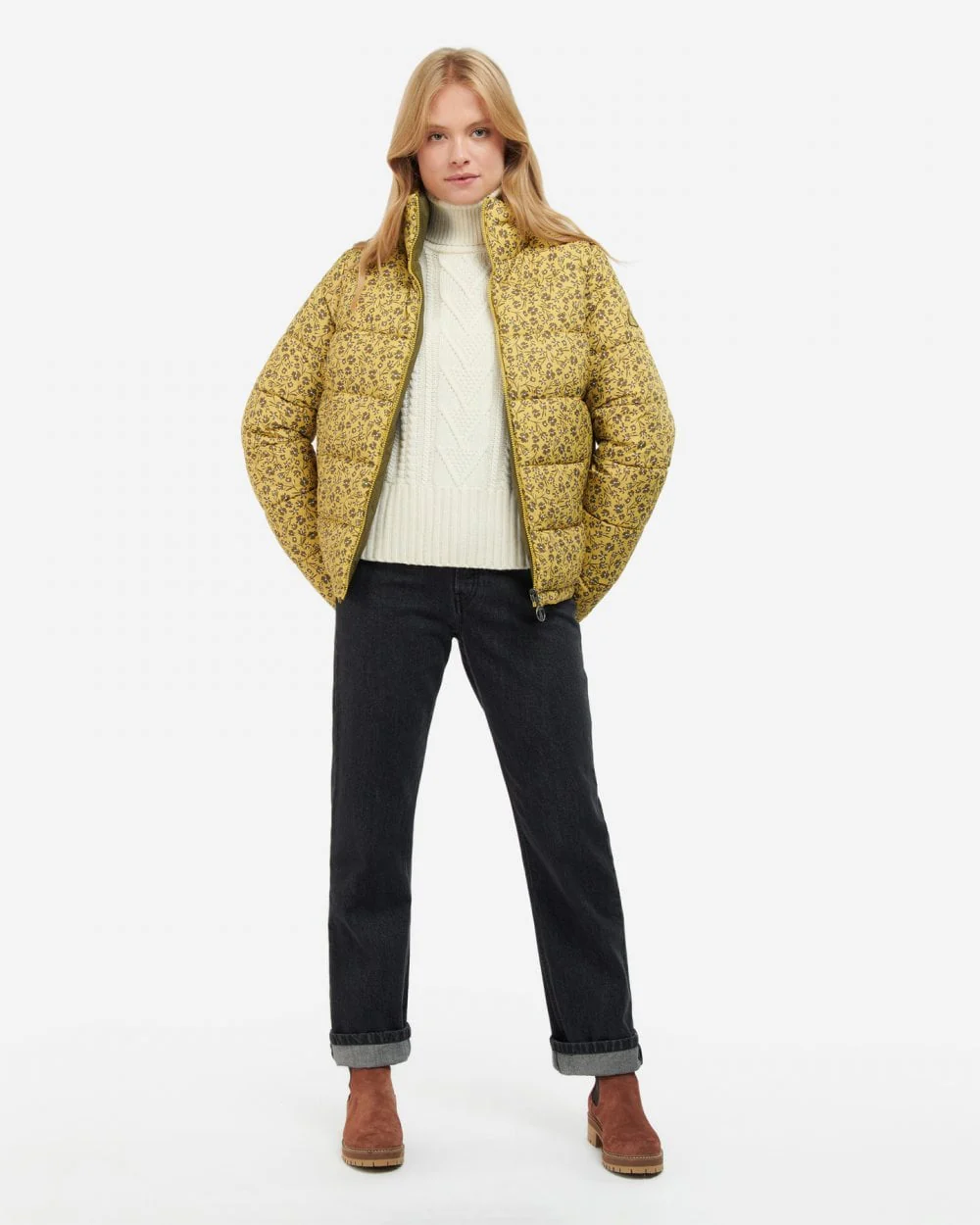 Barbour Marin Reversable Womens Quilted Jacket - Image 5