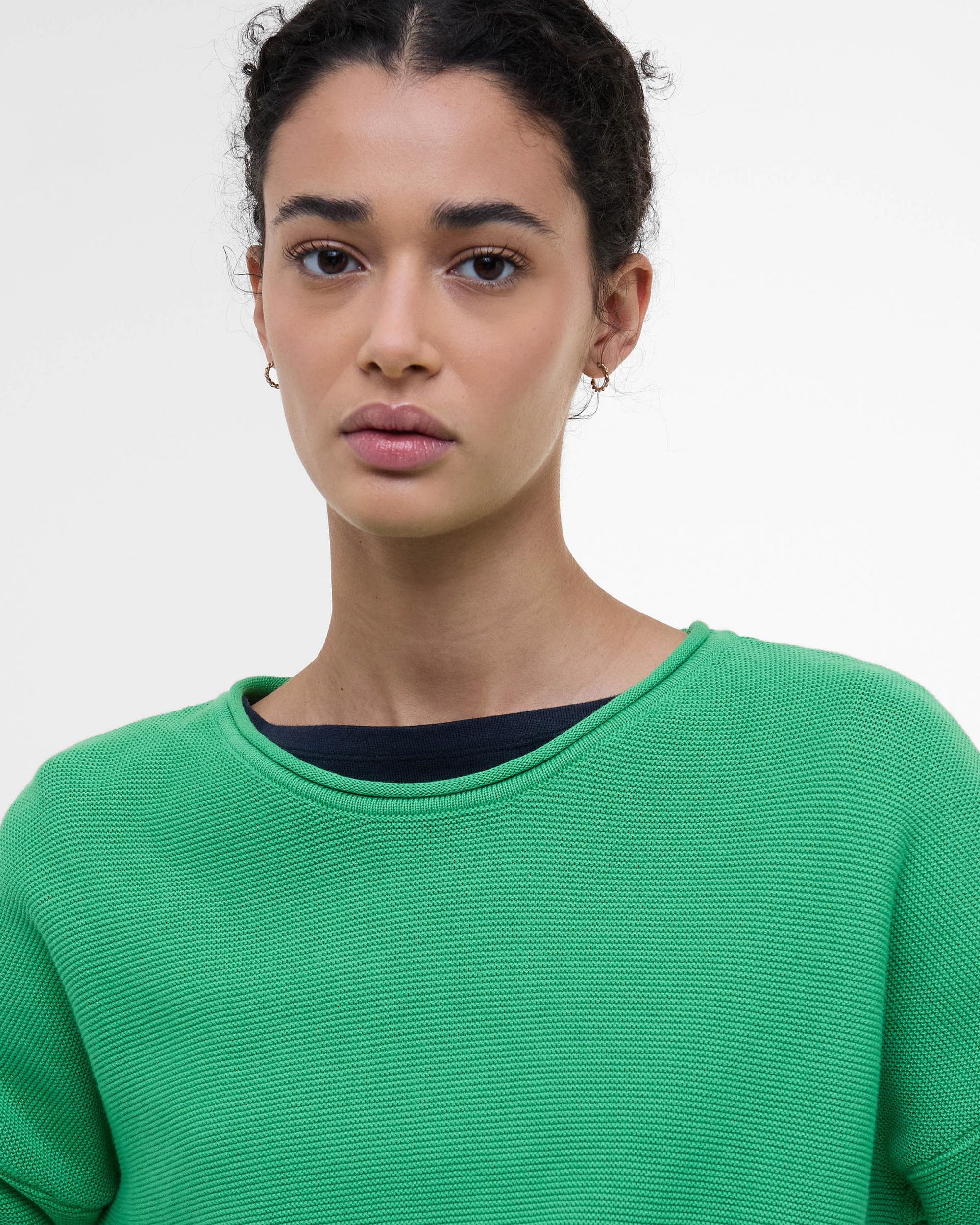 Barbour Marine Womens Jumper - Kelly Green - Image 3