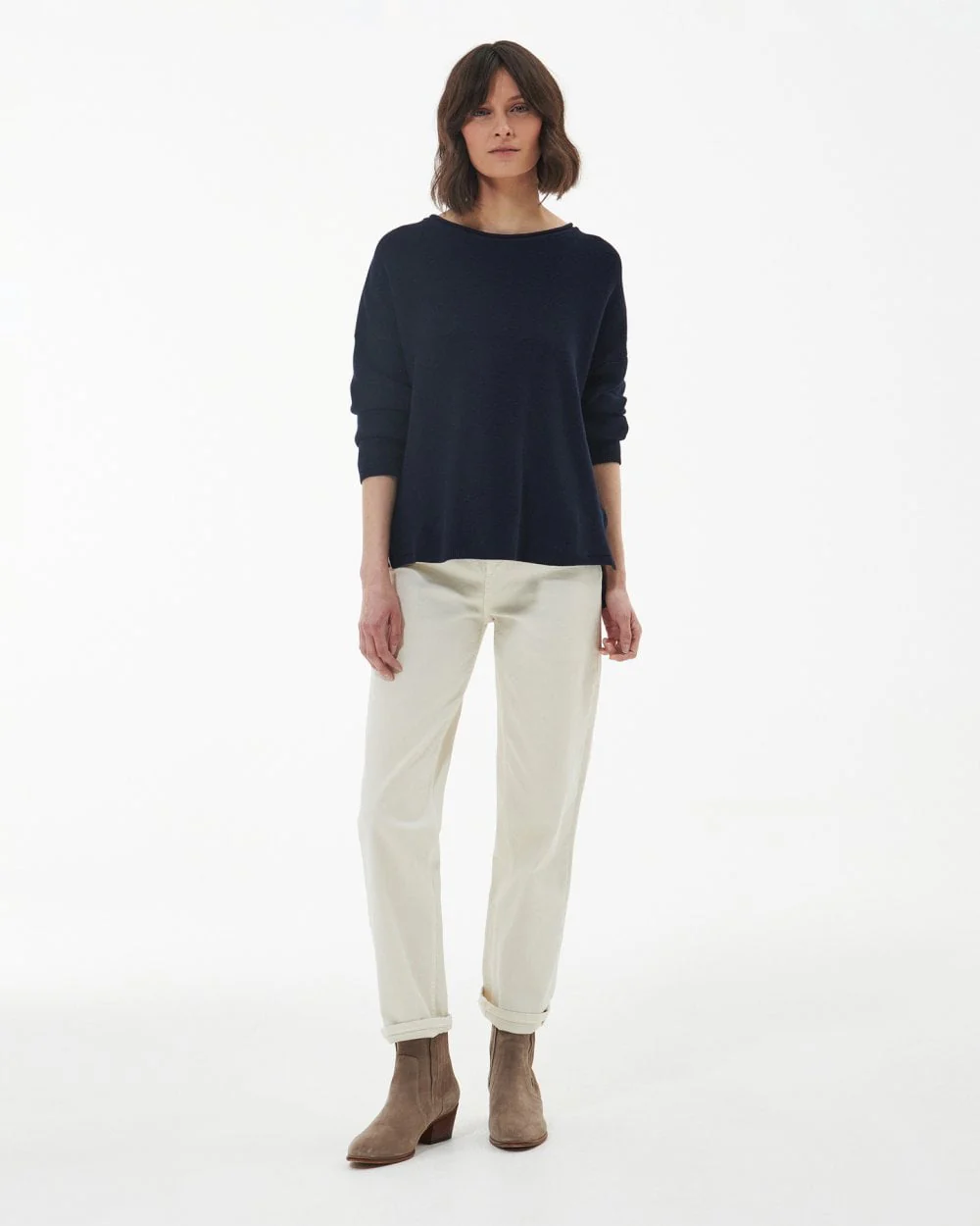 Barbour Marine Womens Jumper - Navy - Image 3