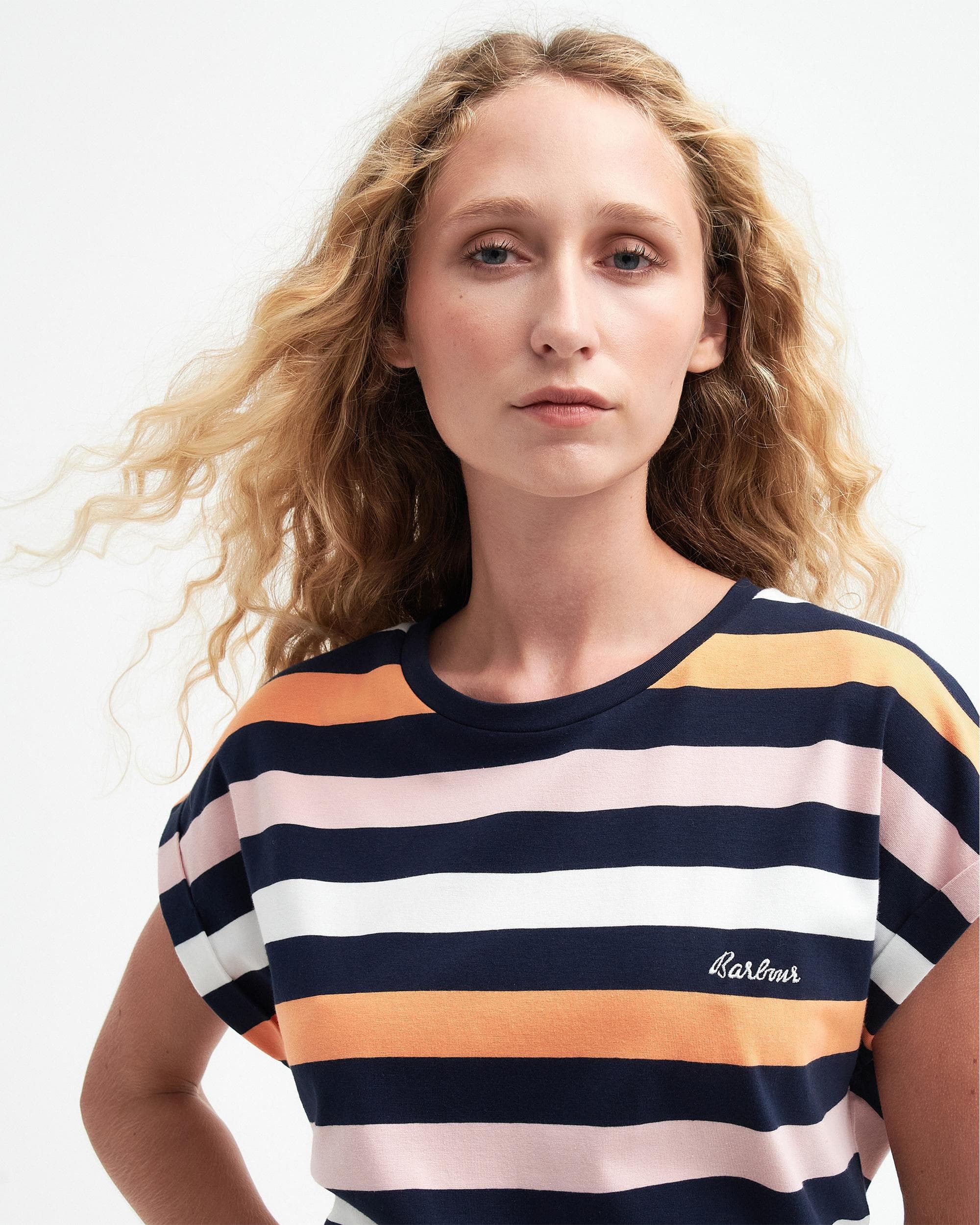 Barbour Marloes Striped Womens Dress - Image 2
