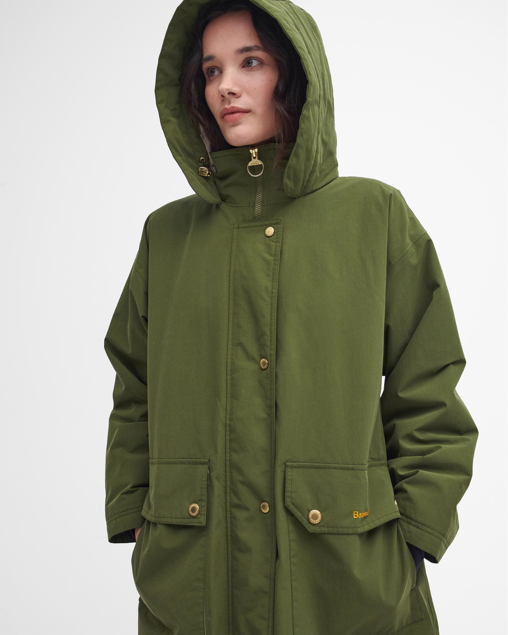 Barbour Marnie Womens Long Waterproof Jacket - Image 2