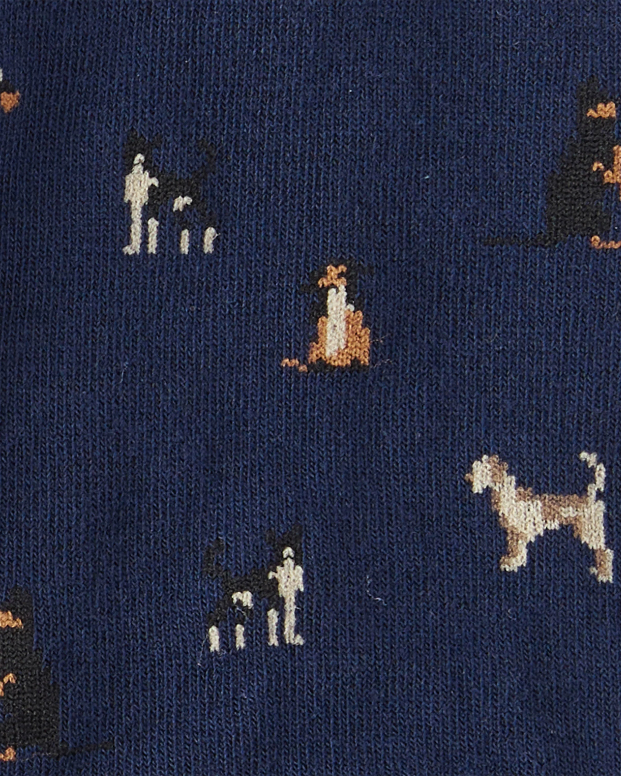 Barbour Mavin Mens Socks - Mid Blue/Dog - Image 4