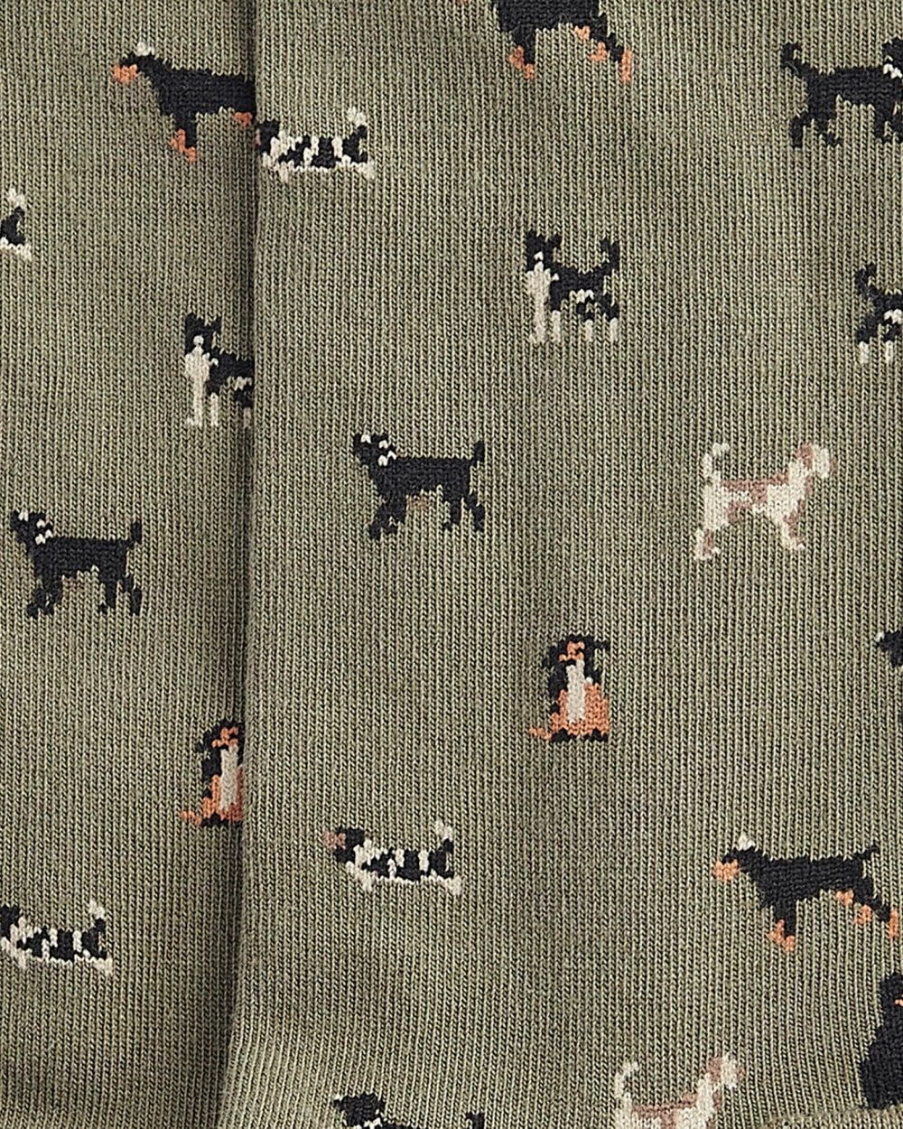 Barbour Mavin Mens Socks - Mid Olive/Dog - Image 4