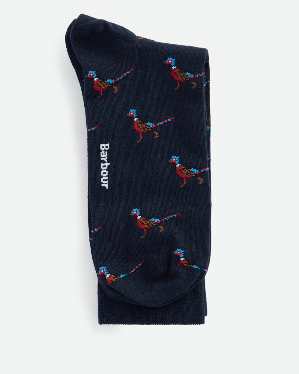 Barbour Mavin Mens Socks - Navy / Pheasant - Image 2