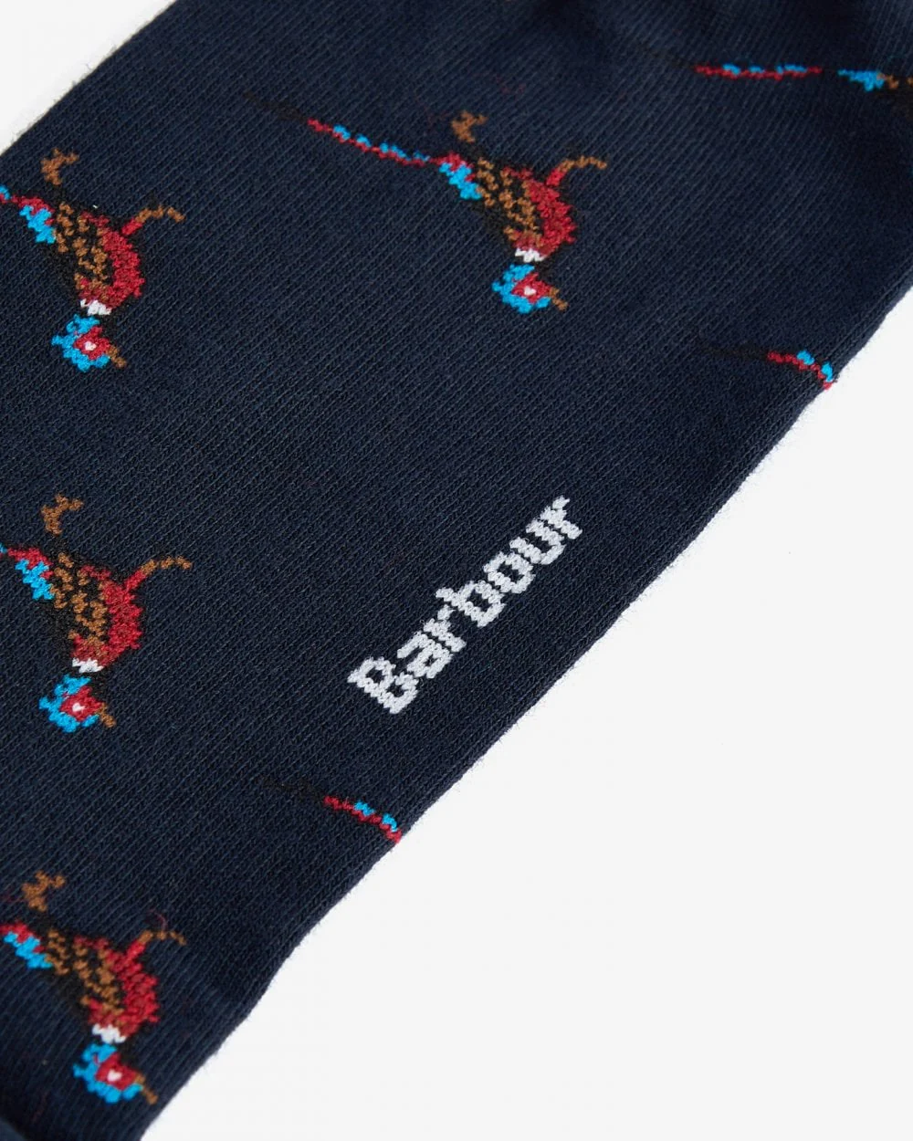 Barbour Mavin Mens Socks - Navy / Pheasant - Image 3