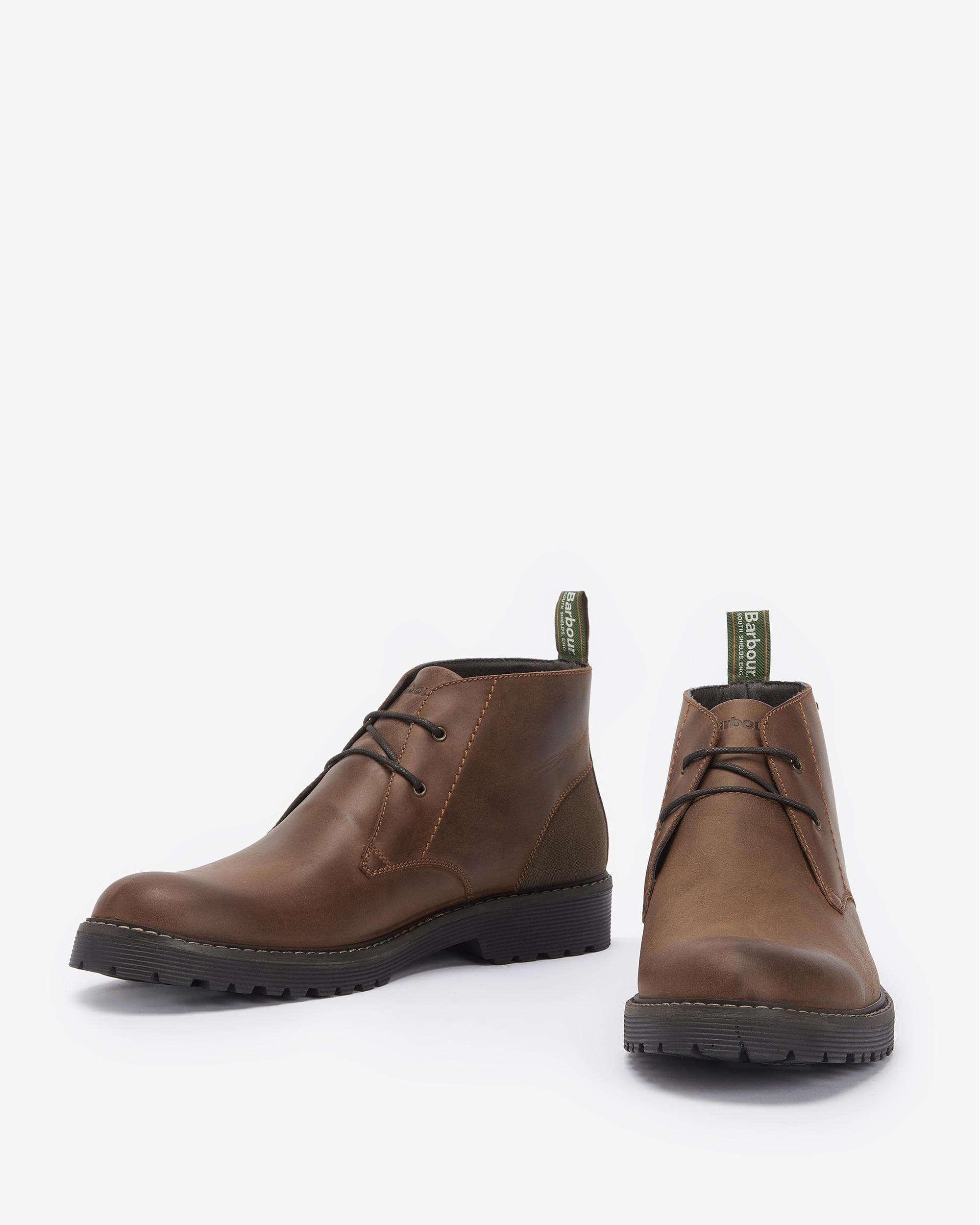 Barbour Maxwell Mens Chukka Boots - Teak - Image 2