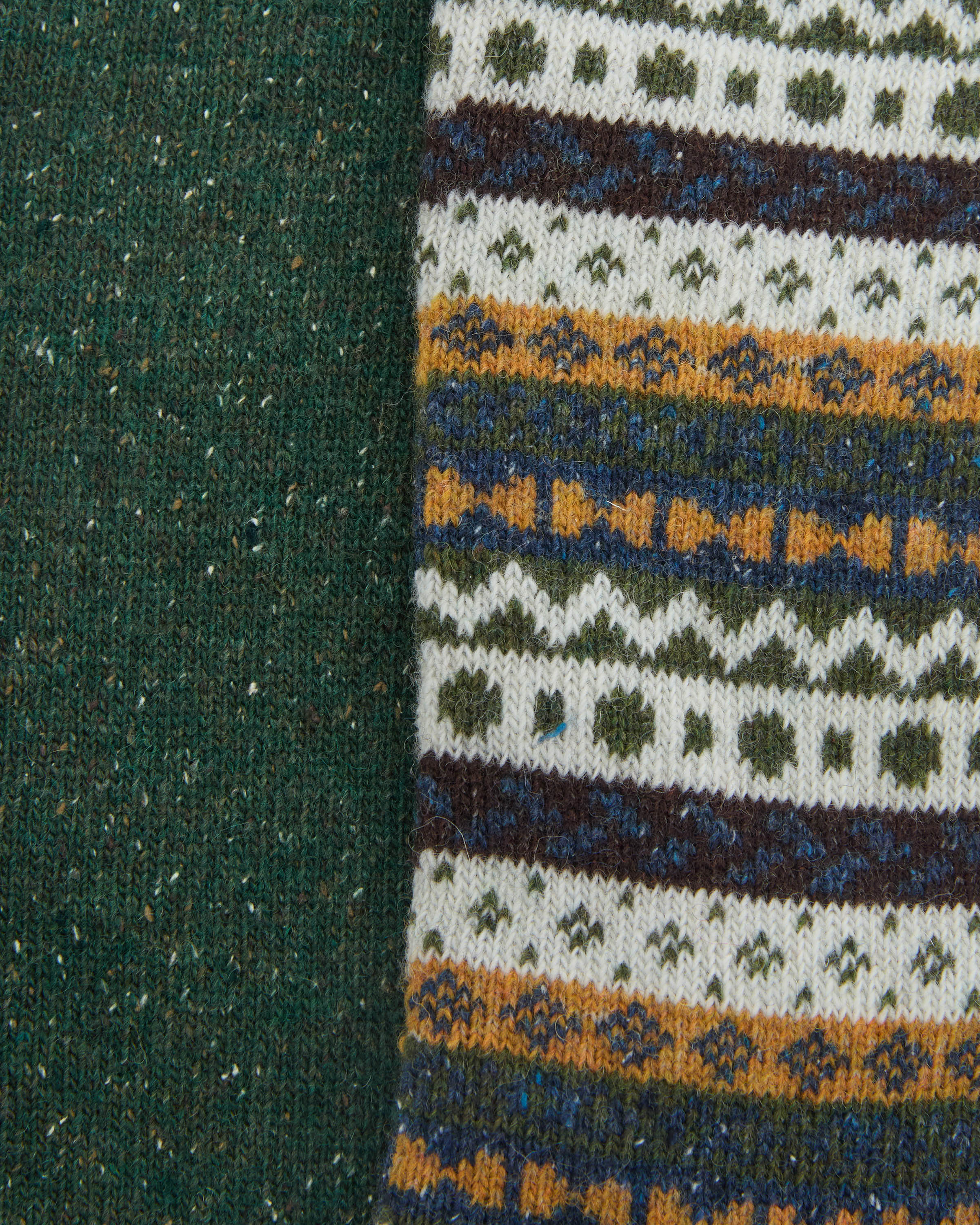 Barbour Mens Fair Isle Socks 2 Pack - Classic Mix - Image 2