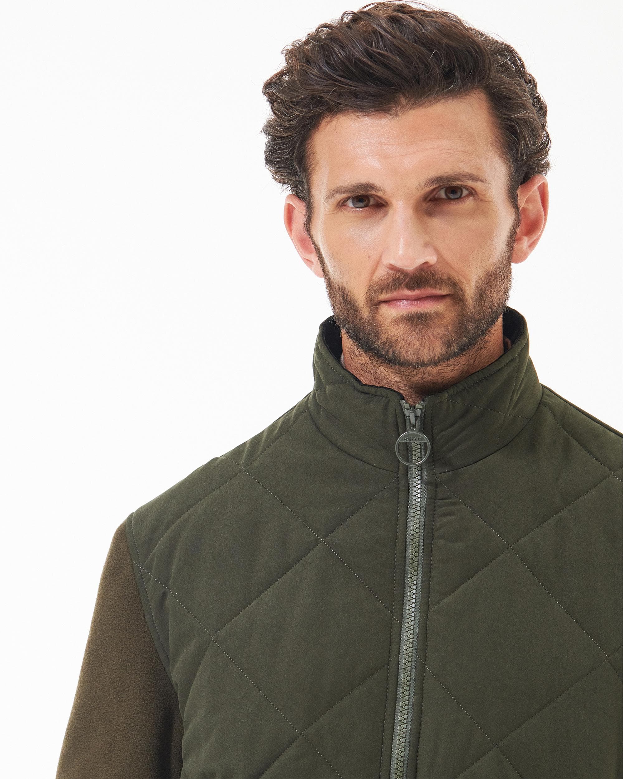 Barbour Mens Hybrid Fleece Jacket - Image 2