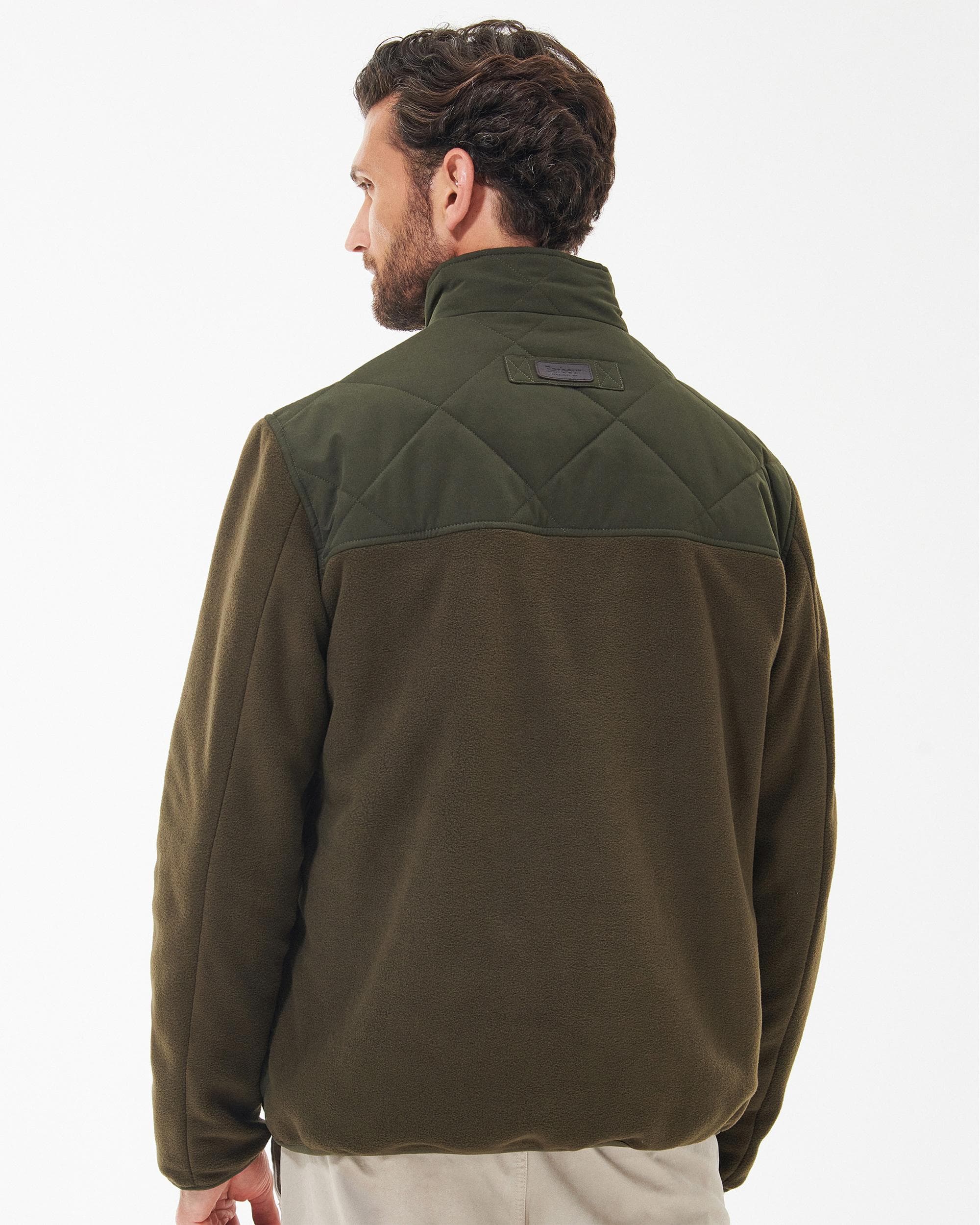 Barbour Mens Hybrid Fleece Jacket - Image 5