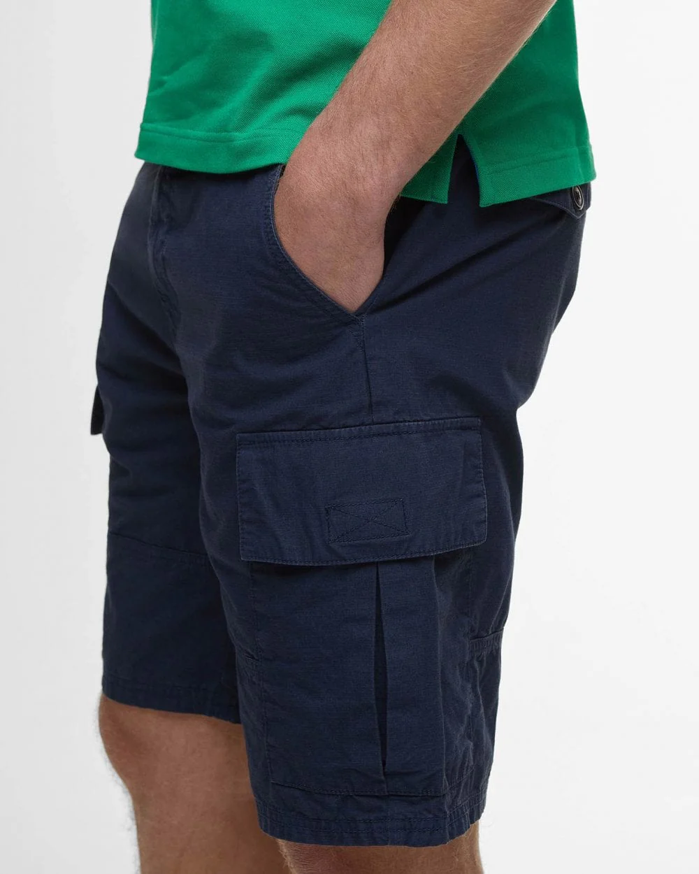 Barbour Mens Ripstop Shorts - Navy - Image 3