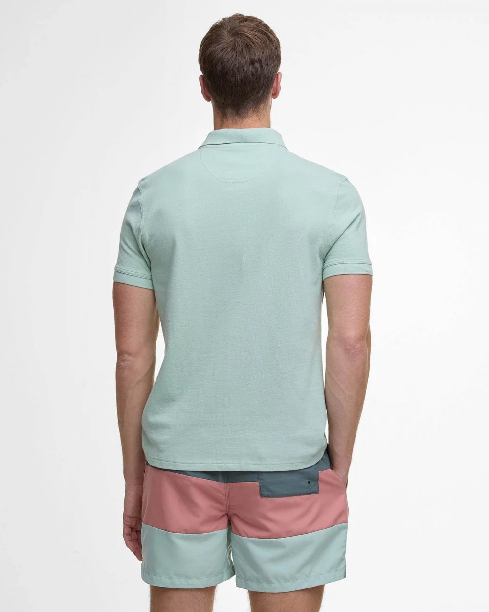 Barbour Mens Sports Polo Shirt - Pale Apple - Image 4