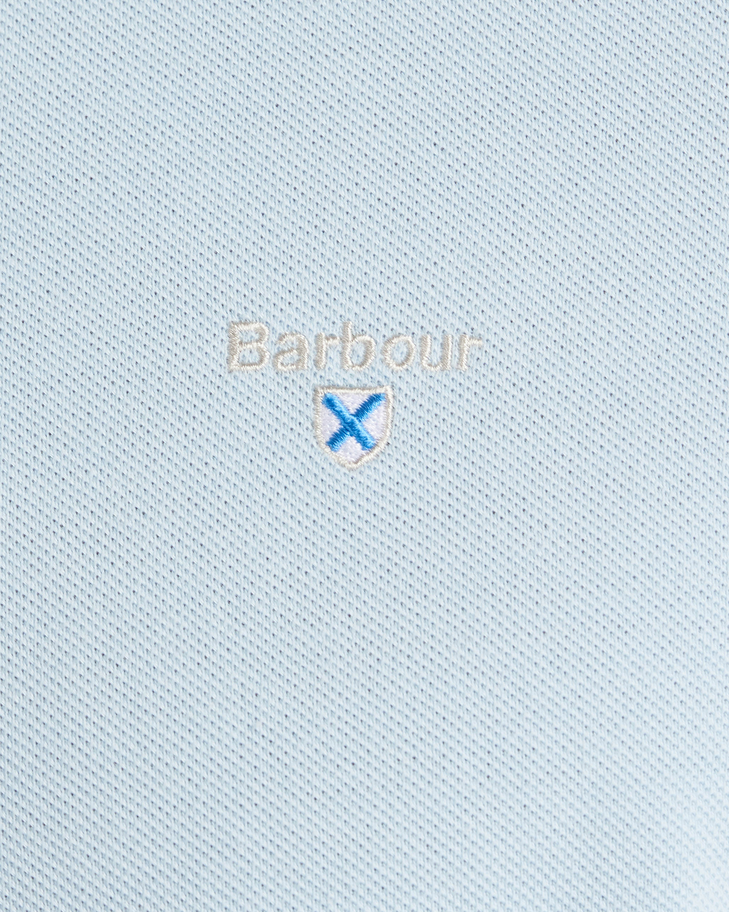 Barbour Mens Sports Polo Shirt - Sky - Image 3