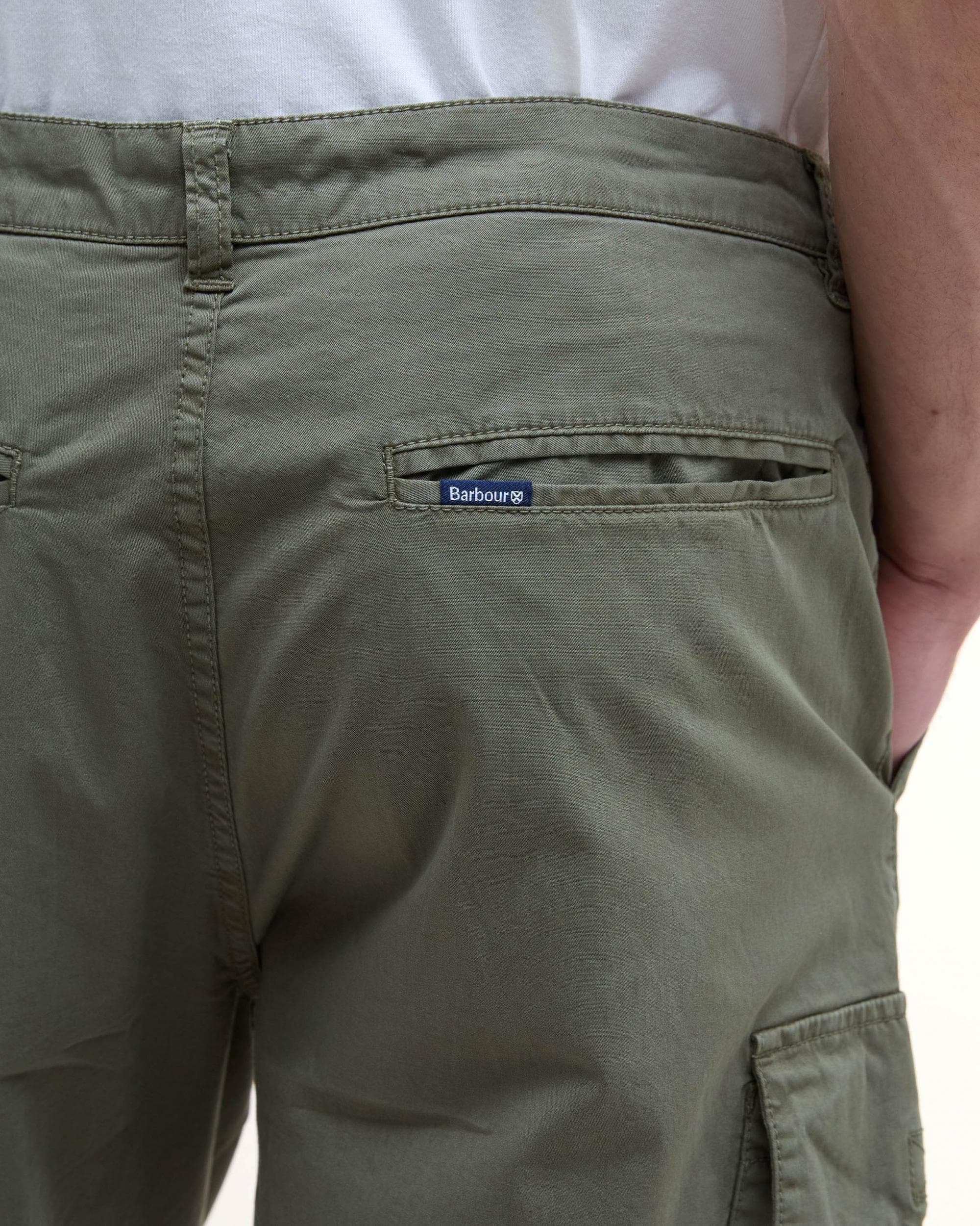 Barbour Mens Twill Cargo Shorts - Image 4
